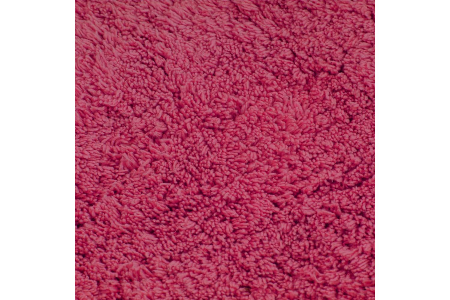 Bathroom Mat Set 3 Pieces Fabric Fuchsia-5