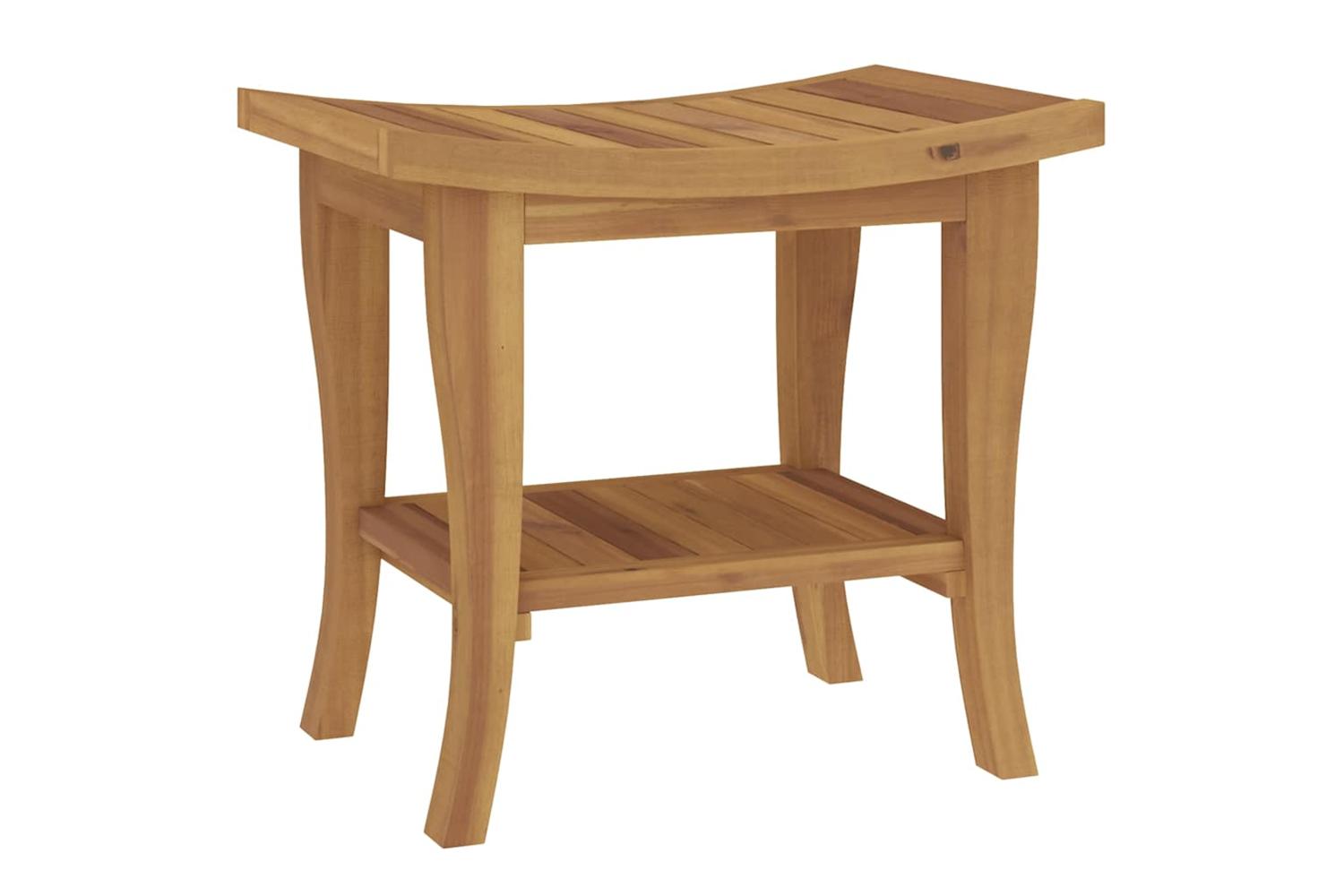 Bathroom Side Table 50x35x45 Cm Solid Wood Teak-2