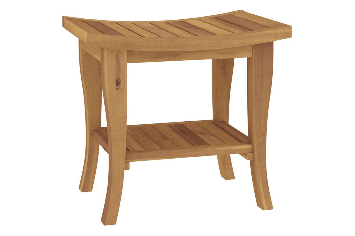 Bathroom Side Table 50x35x45 Cm Solid Wood Teak-5