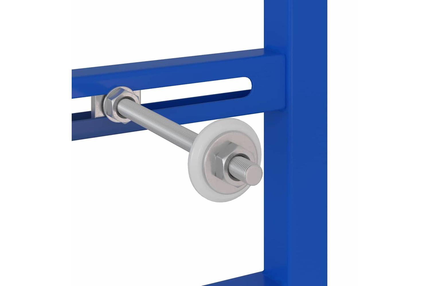 Bathroom Wall Support Manual Blue 50 X 175 X 136 Cm Steel-5
