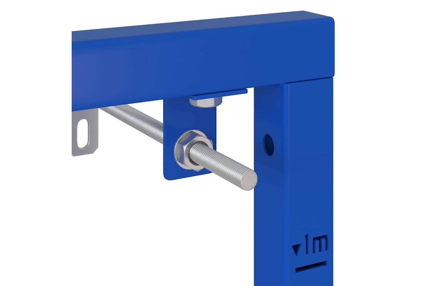 Bathroom Wall Support Manual Blue 50 X 175 X 136 Cm Steel-7