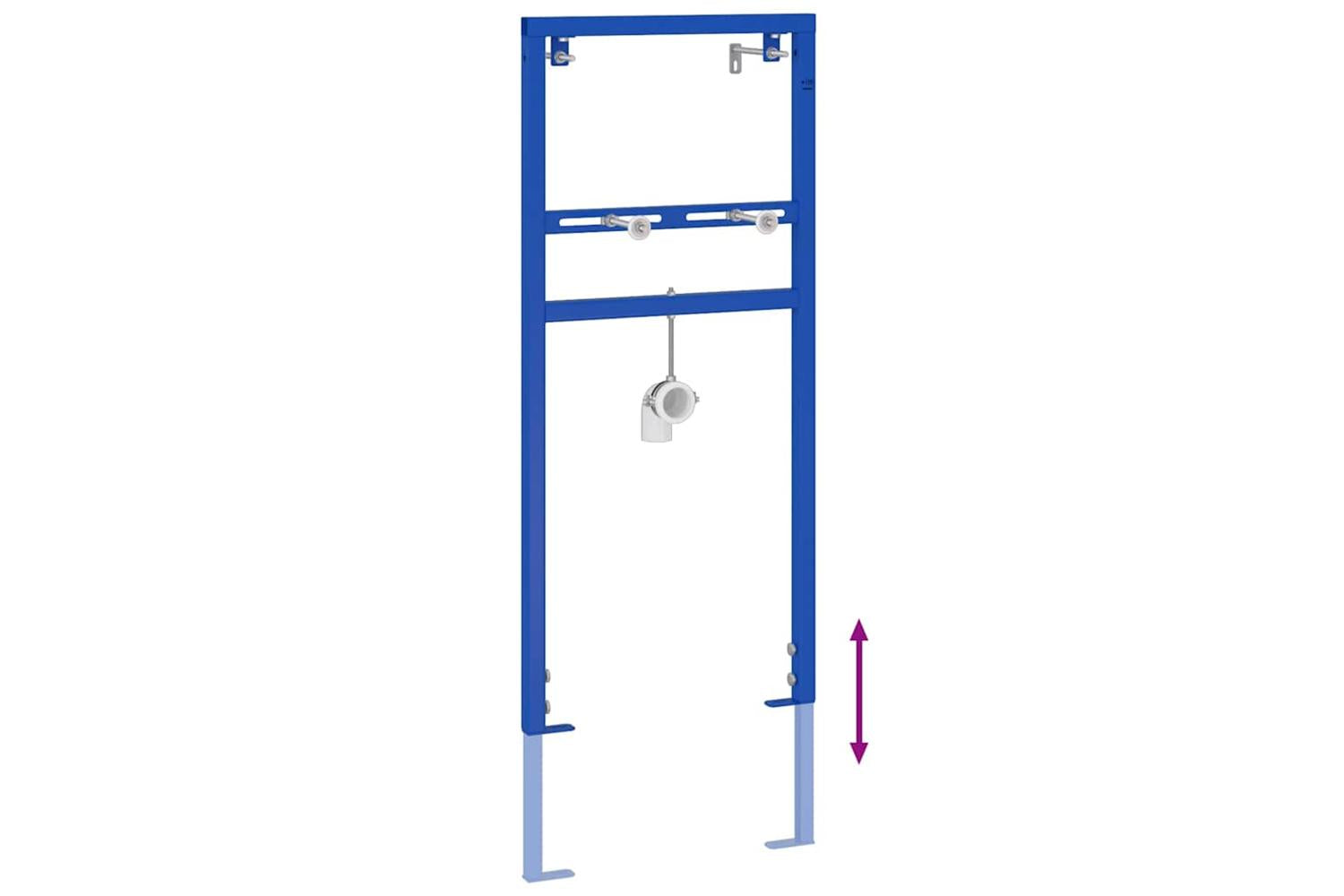 Bathroom Wall Support Manual Blue 50 X 175 X 136 Cm Steel-9