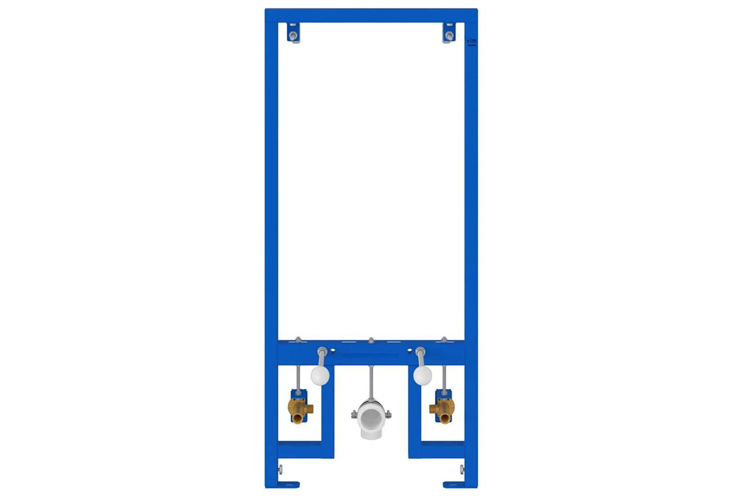 Bathroom Wall Support Manual Blue 50 X 175 X 136 Cm Steel-2