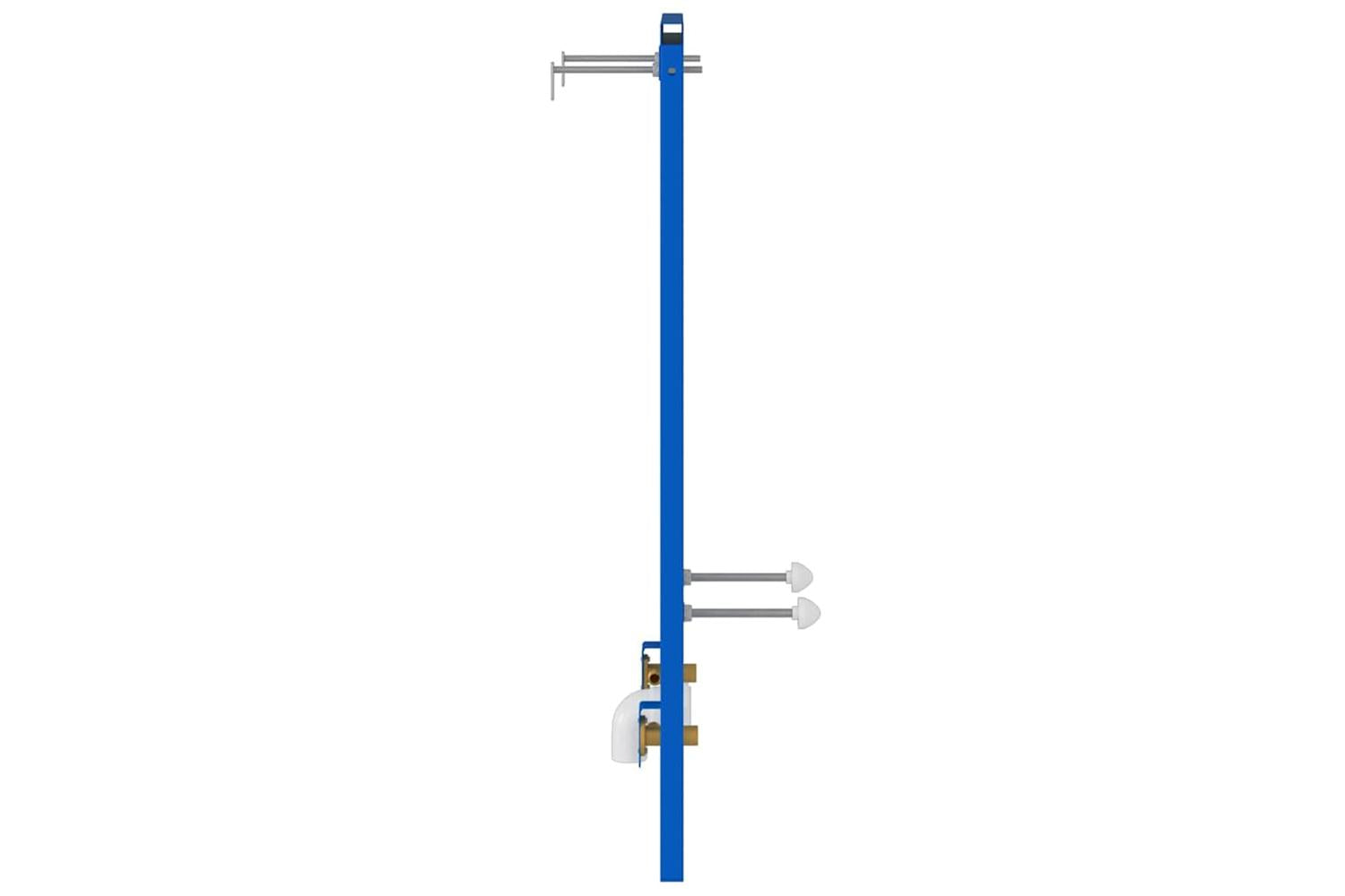 Bathroom Wall Support Manual Blue 50 X 175 X 136 Cm Steel-3