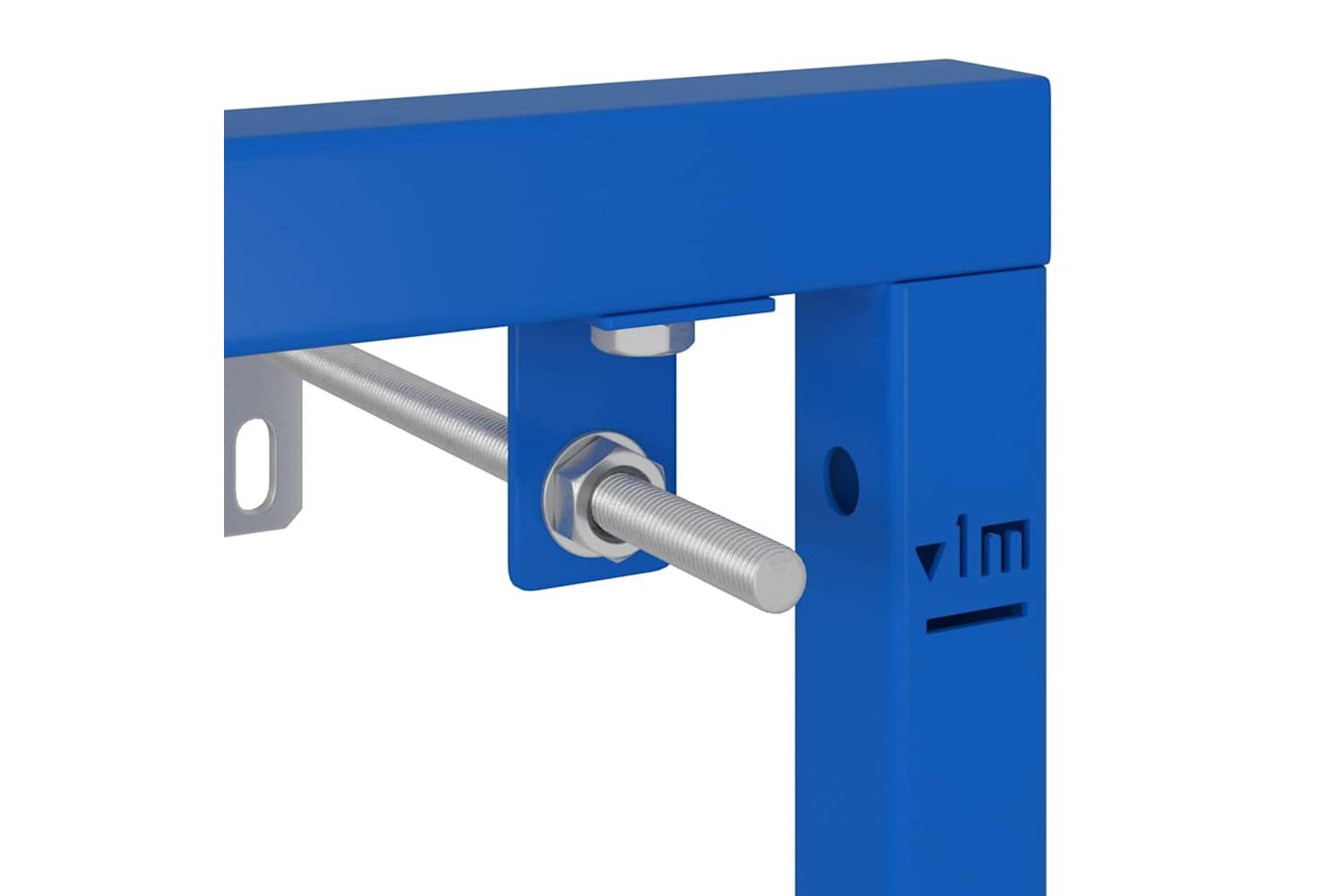 Bathroom Wall Support Manual Blue 50 X 175 X 136 Cm Steel-7