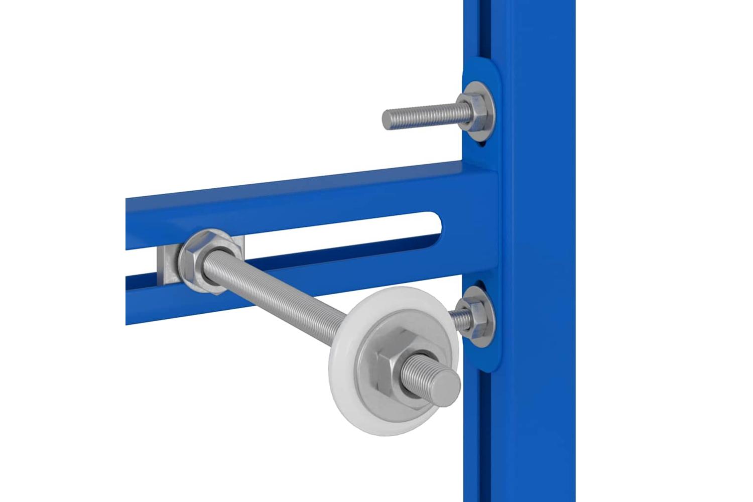 Bathroom Wall Support Manual Blue 50 X 175 X 136 Cm Steel-5