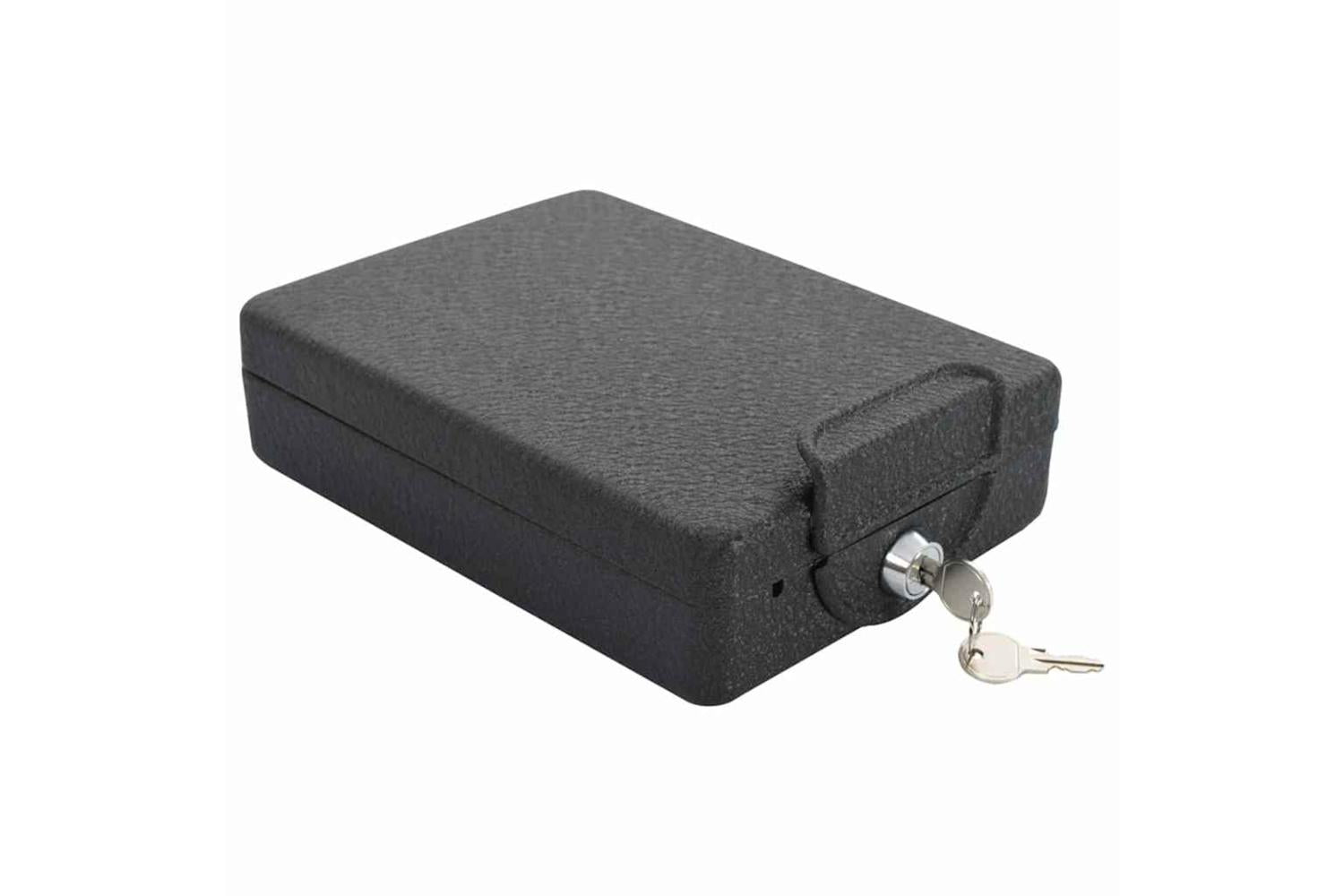 Car Safe With Lock Black 218 X 16 X 7 Cm Steel-2