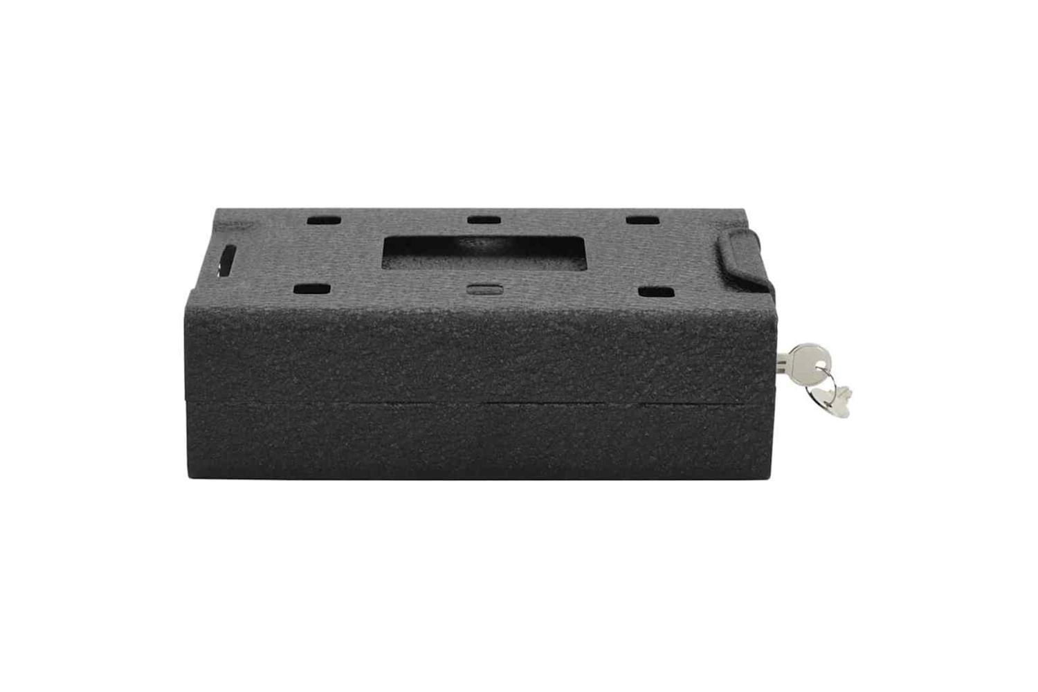 Car Safe With Lock Black 218 X 16 X 7 Cm Steel-5