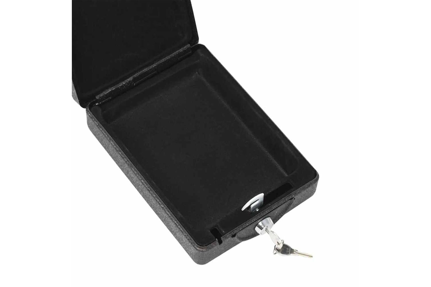 Car Safe With Lock Black 218 X 16 X 7 Cm Steel-7