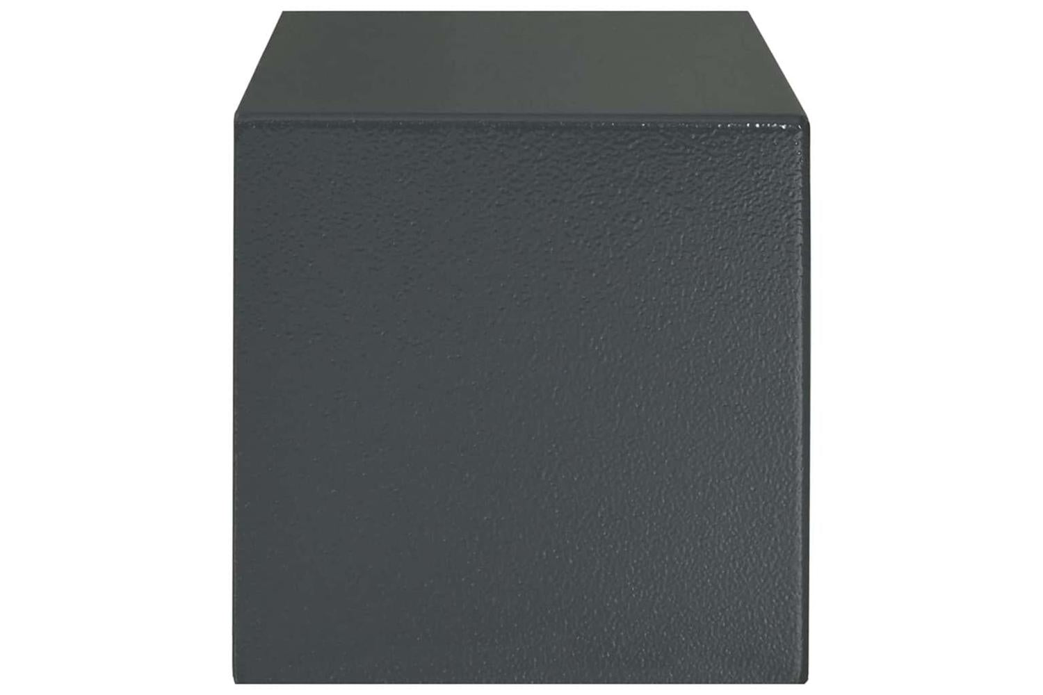 Digital Safe With Lock Dark Grey 20 X 31 X 20 Cm Steel-5