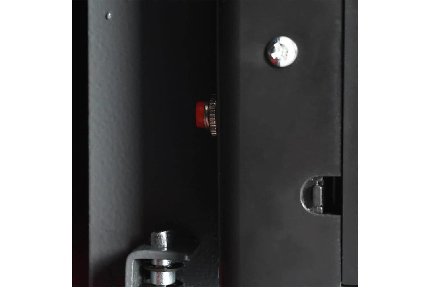 Digital Safe With Lock Dark Grey 20 X 31 X 20 Cm Steel-9