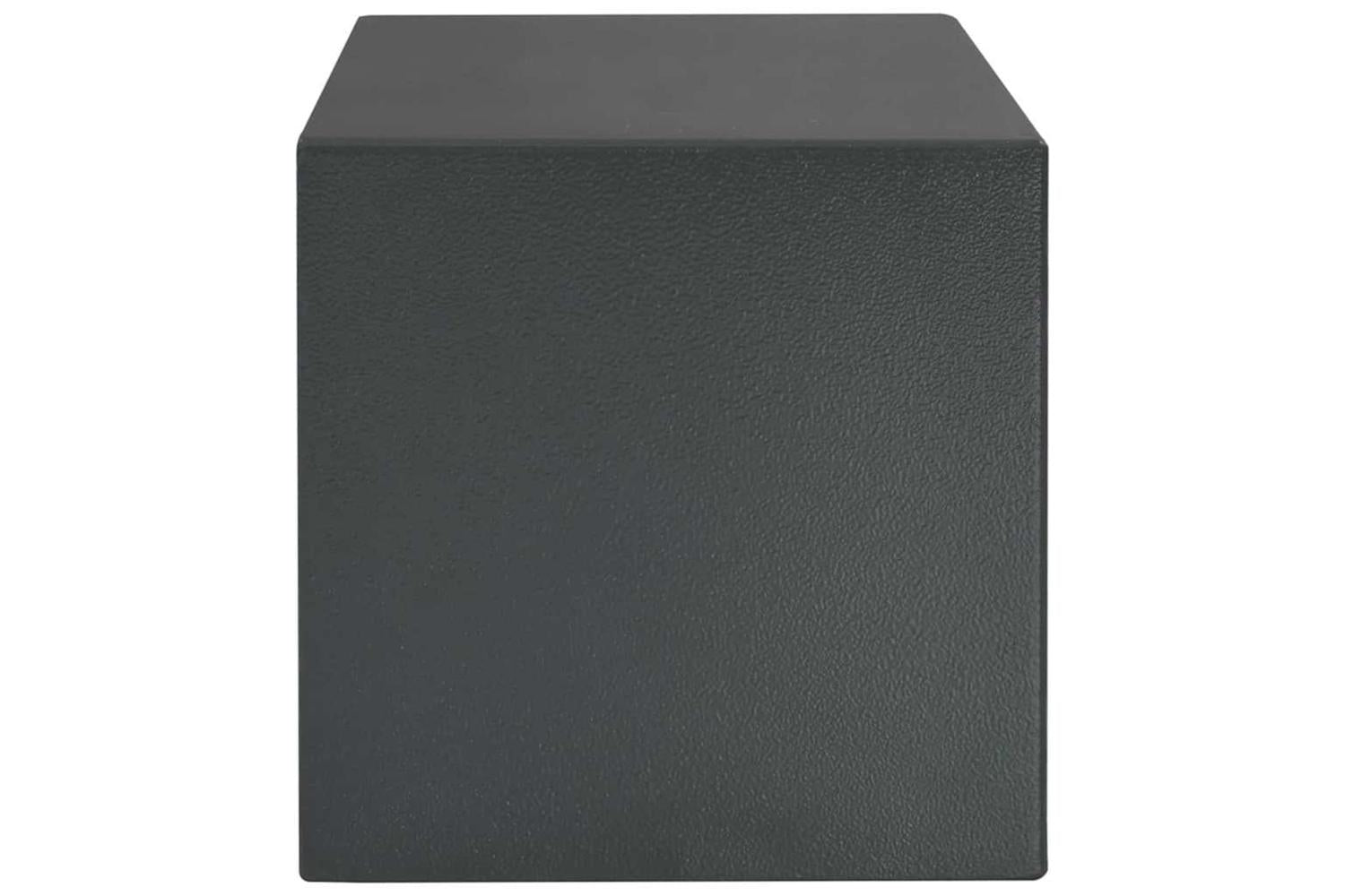 Digital Safe With Lock Dark Grey 25 X 35 X 25 Cm Steel-5