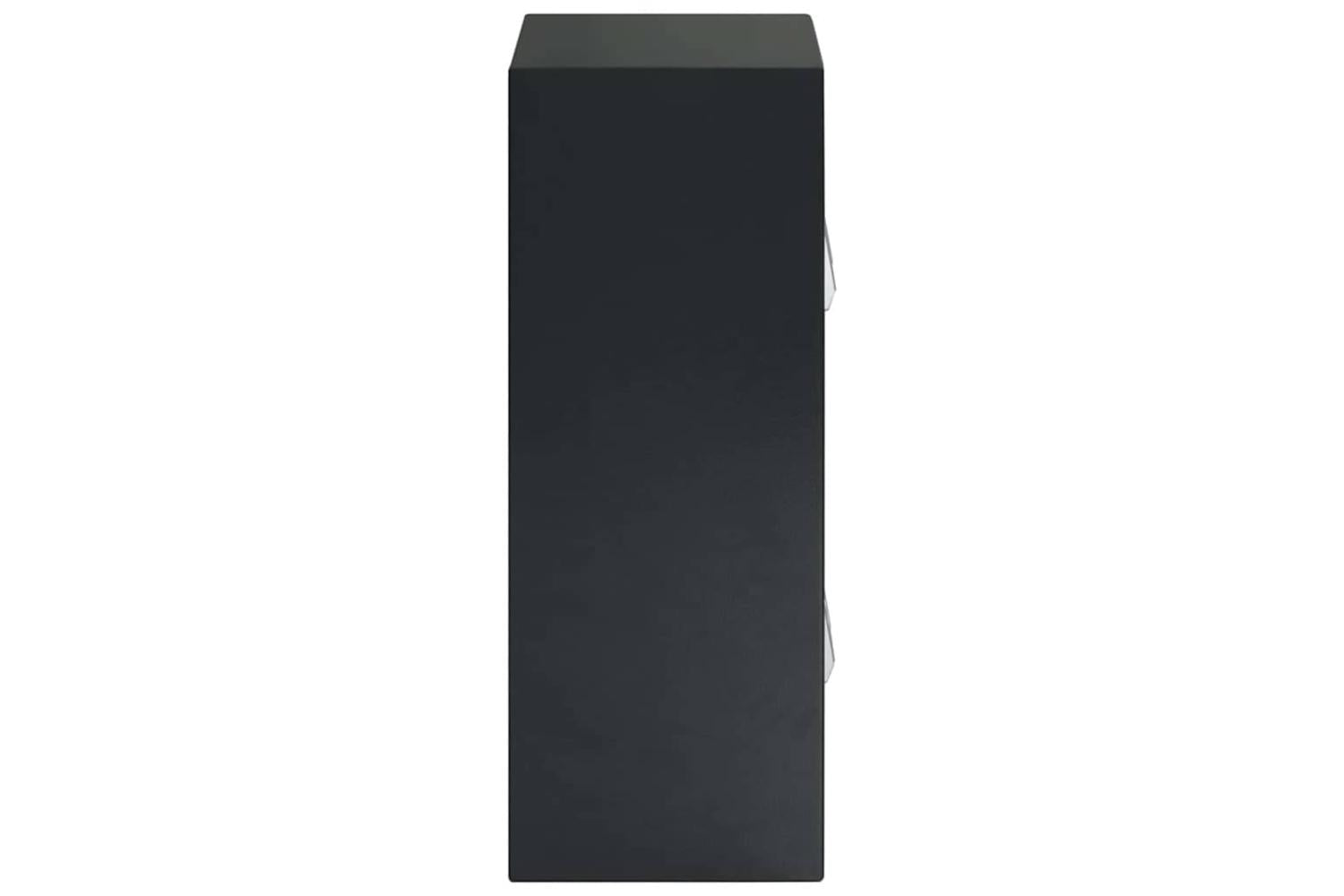 Digital Safe With Lock Dark Grey 35 X 31 X 80 Cm Steel-4