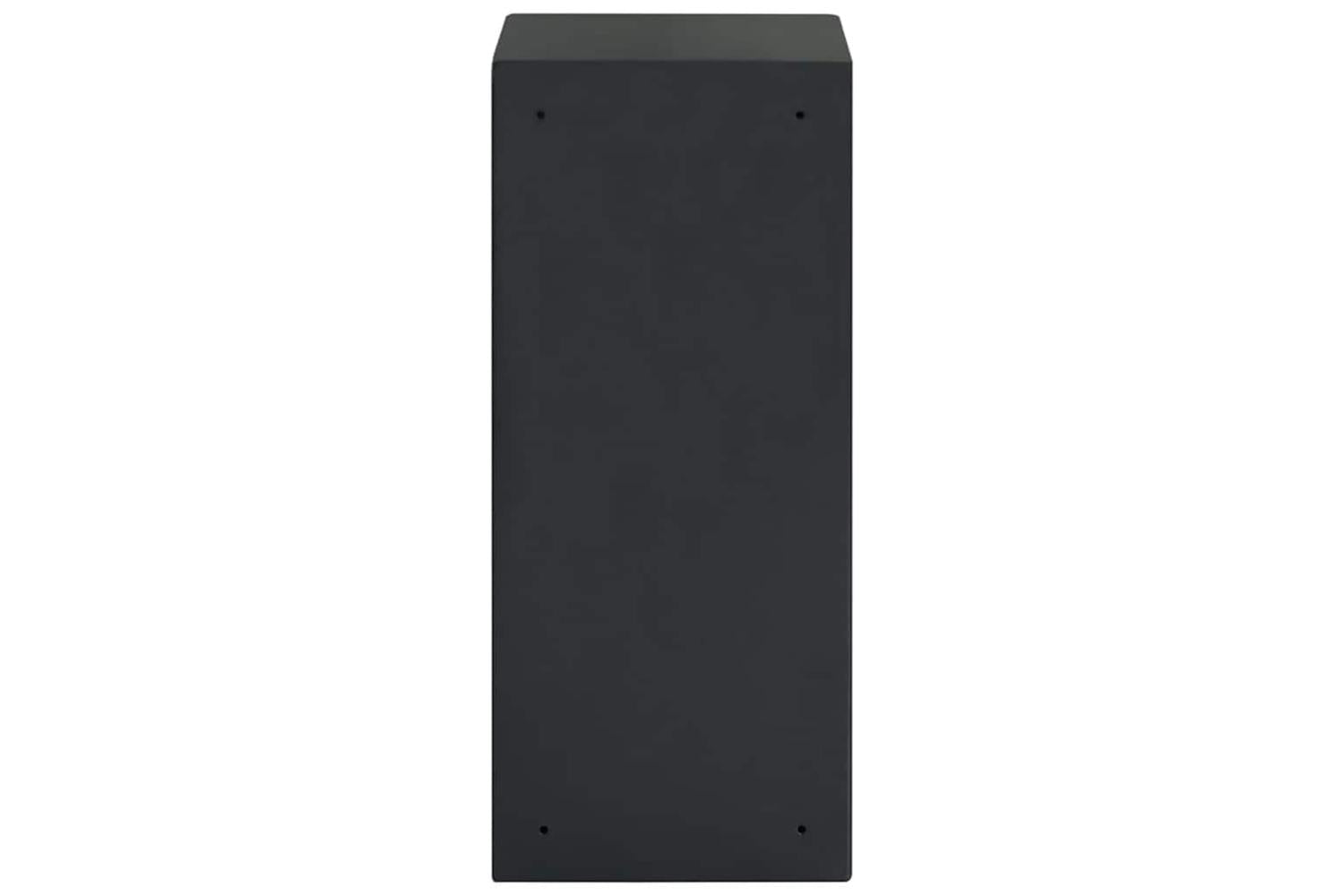 Digital Safe With Lock Dark Grey 35 X 31 X 80 Cm Steel-5