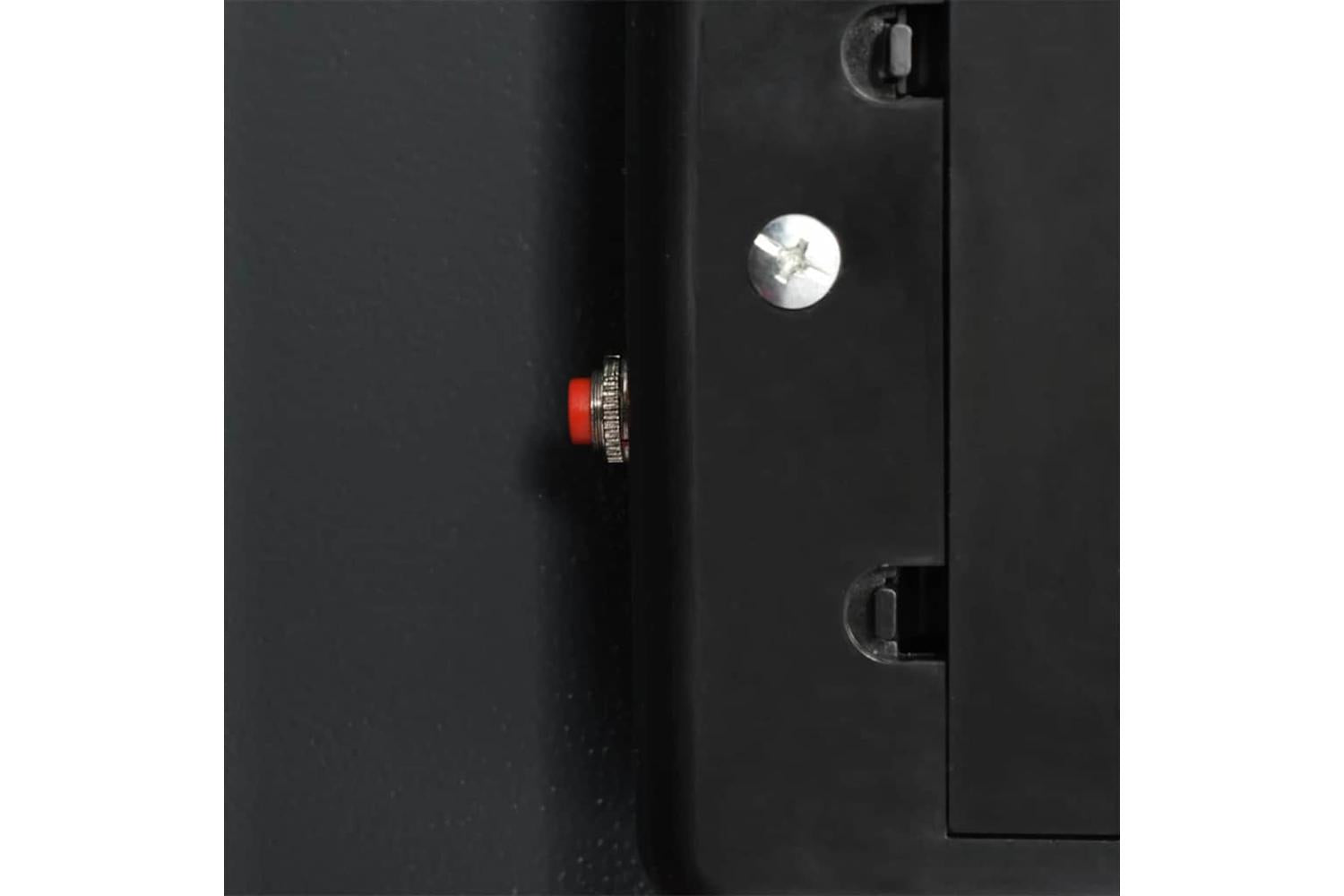Digital Safe With Lock Dark Grey 35 X 31 X 80 Cm Steel-8
