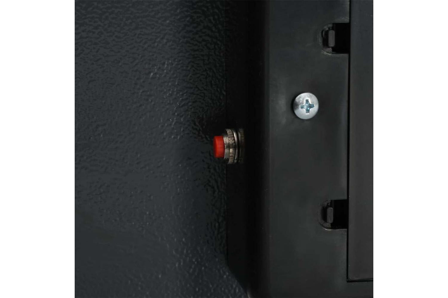Digital Safe With Lock Dark Grey 42 X 37 X 20 Cm Steel-8