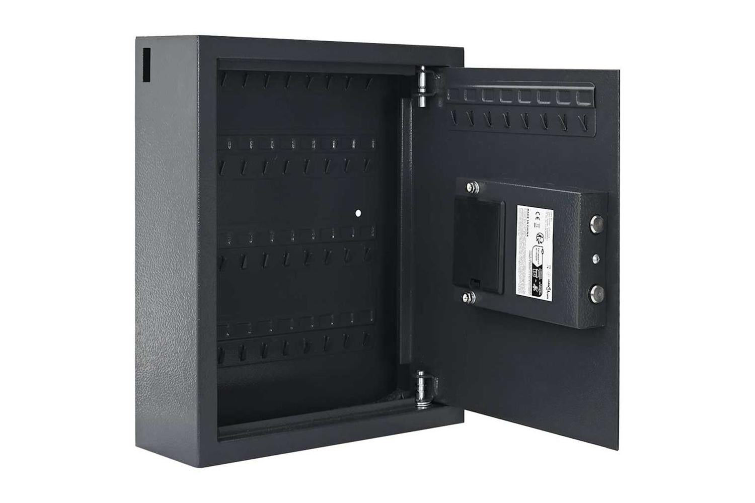 Digital Safe With Lock Grey 30 X 10 X 365 Cm Steel-3