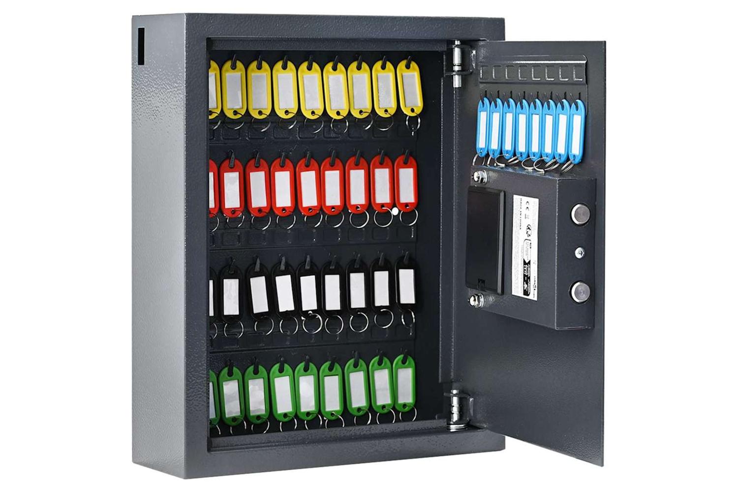 Digital Safe With Lock Grey 30 X 10 X 365 Cm Steel-4