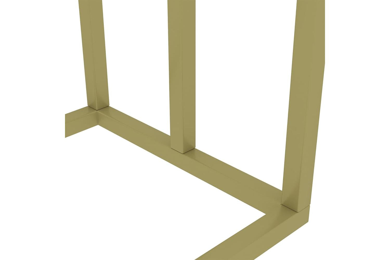 Freestanding Towel Rack Gold 48x24x79 Cm Iron-6