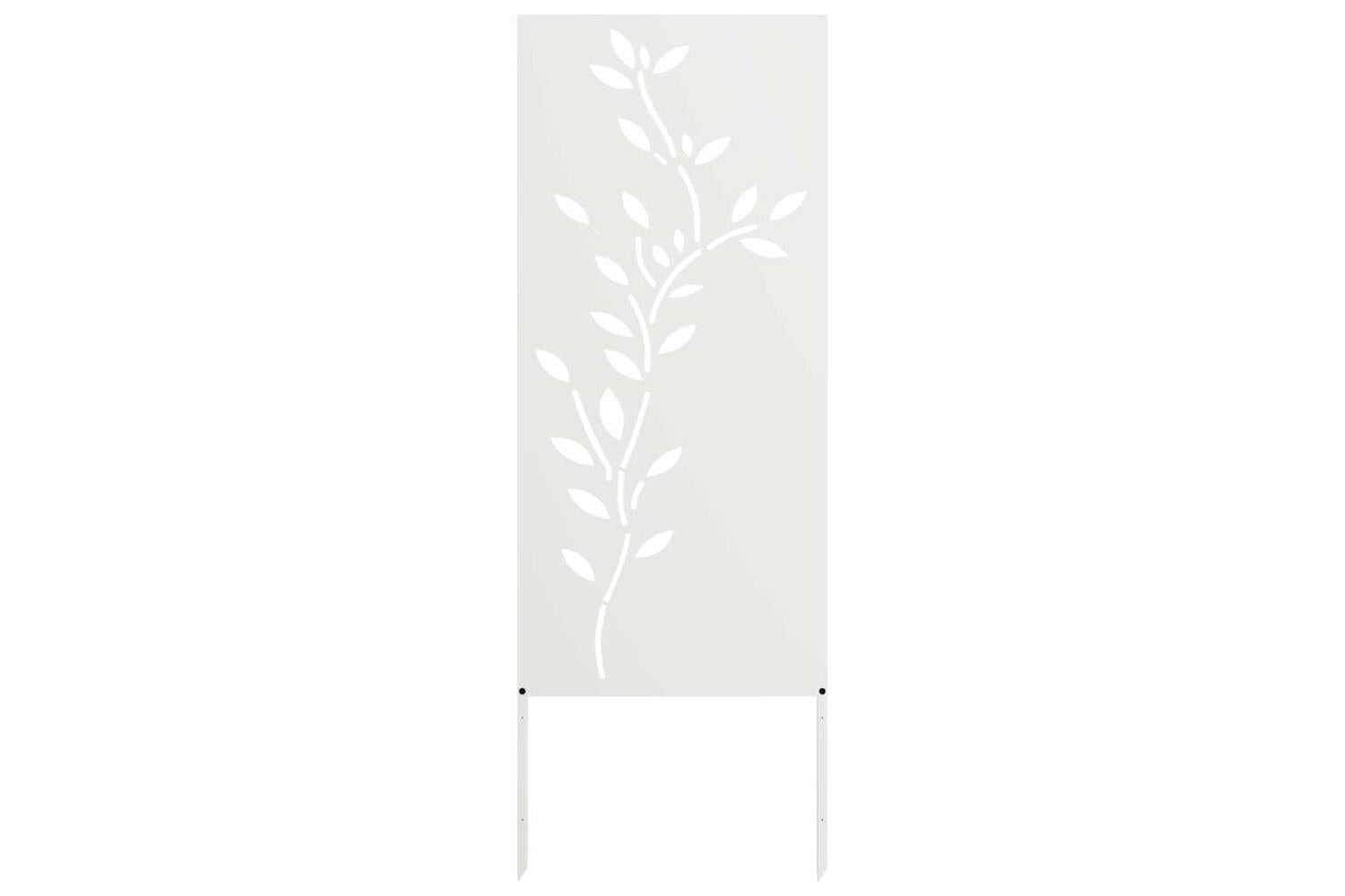 Garden Decorative Panel White 50 X140cm Cold-rolled Steel-2