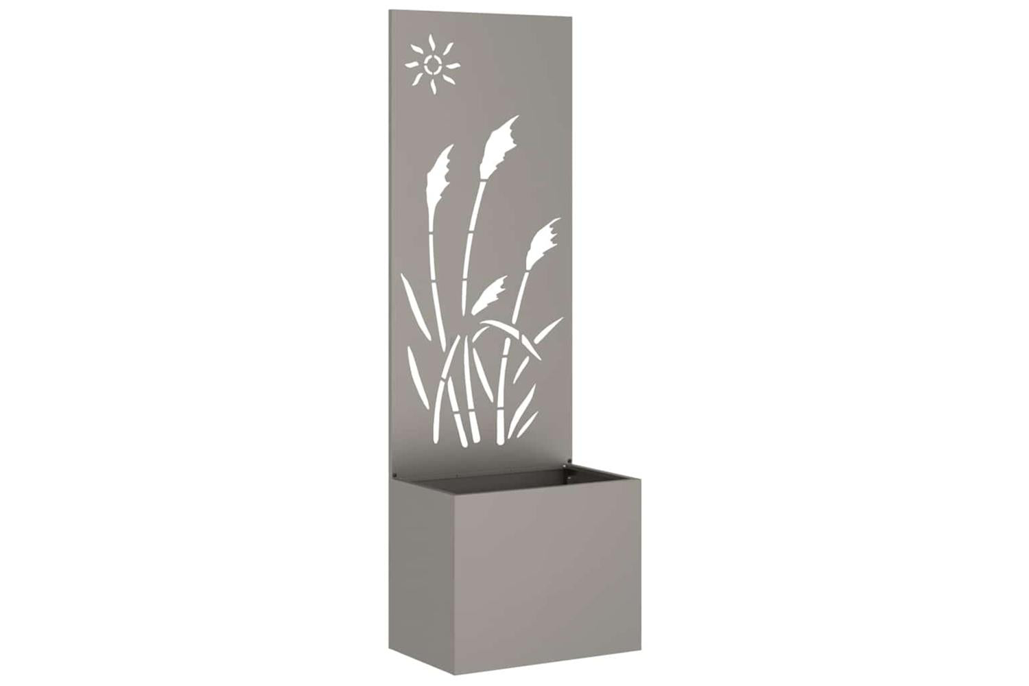 Garden Planter With Decorative Panel Rusty 50 X 140 Cm-5