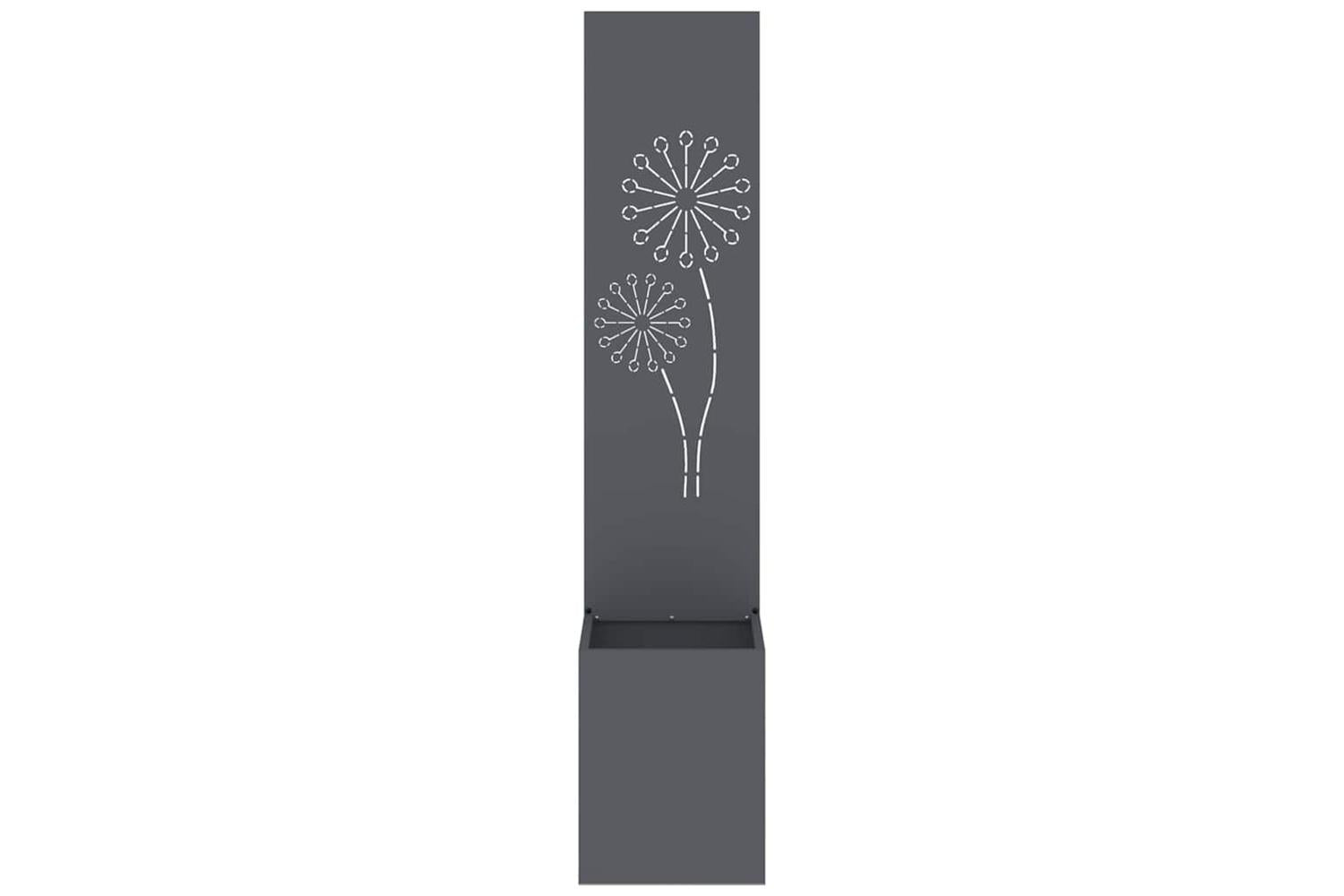 Garden Privacy Screen Anthracite 32 X 140 Cm Cold-rolled Steel-5