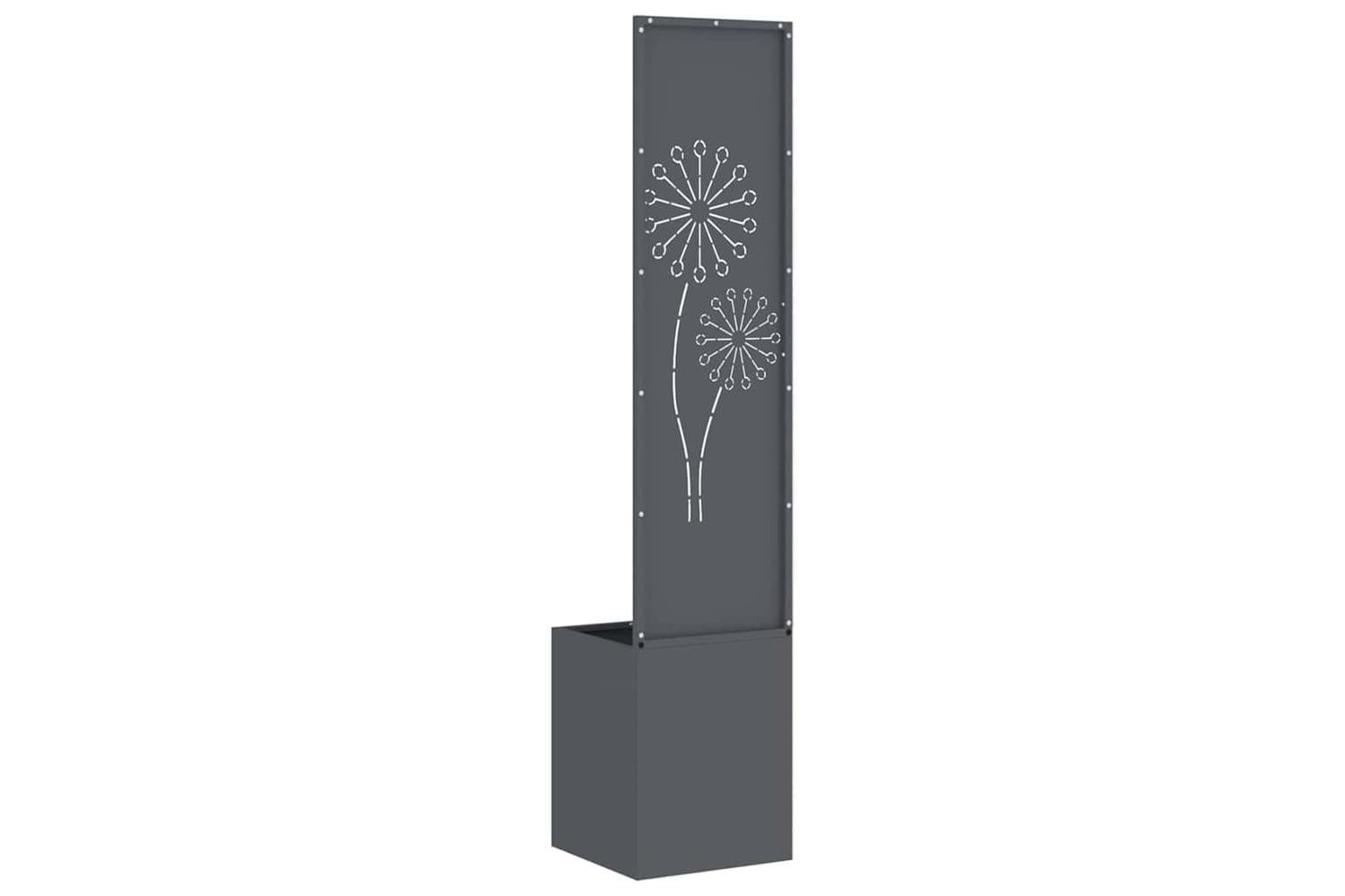 Garden Privacy Screen Anthracite 32 X 140 Cm Cold-rolled Steel-7