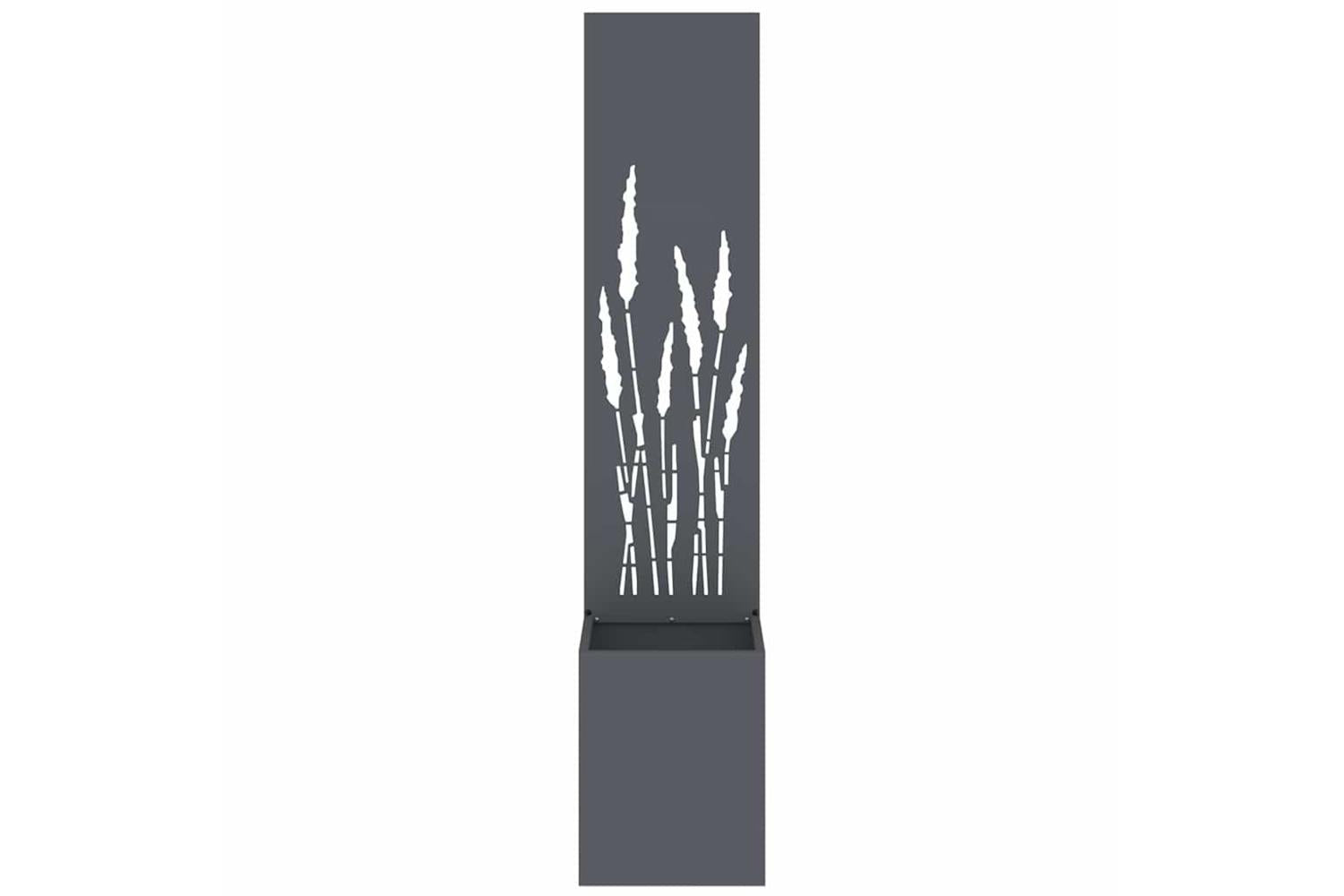 Garden Privacy Screen Anthracite 32 X 140 Cm Cold-rolled Steel-5