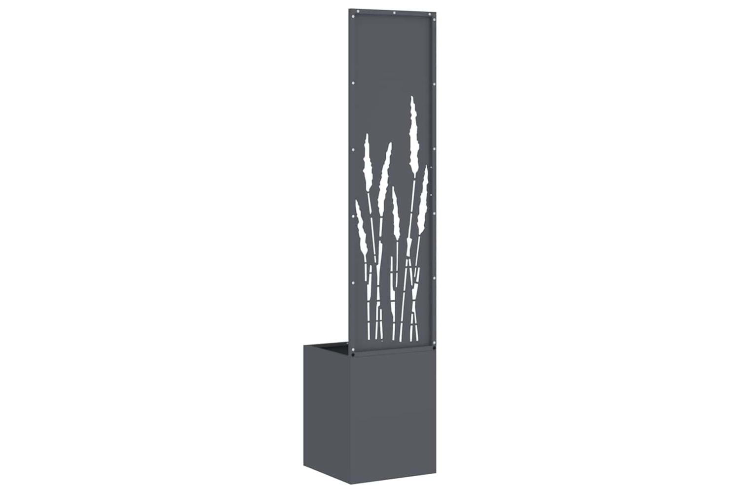 Garden Privacy Screen Anthracite 32 X 140 Cm Cold-rolled Steel-7