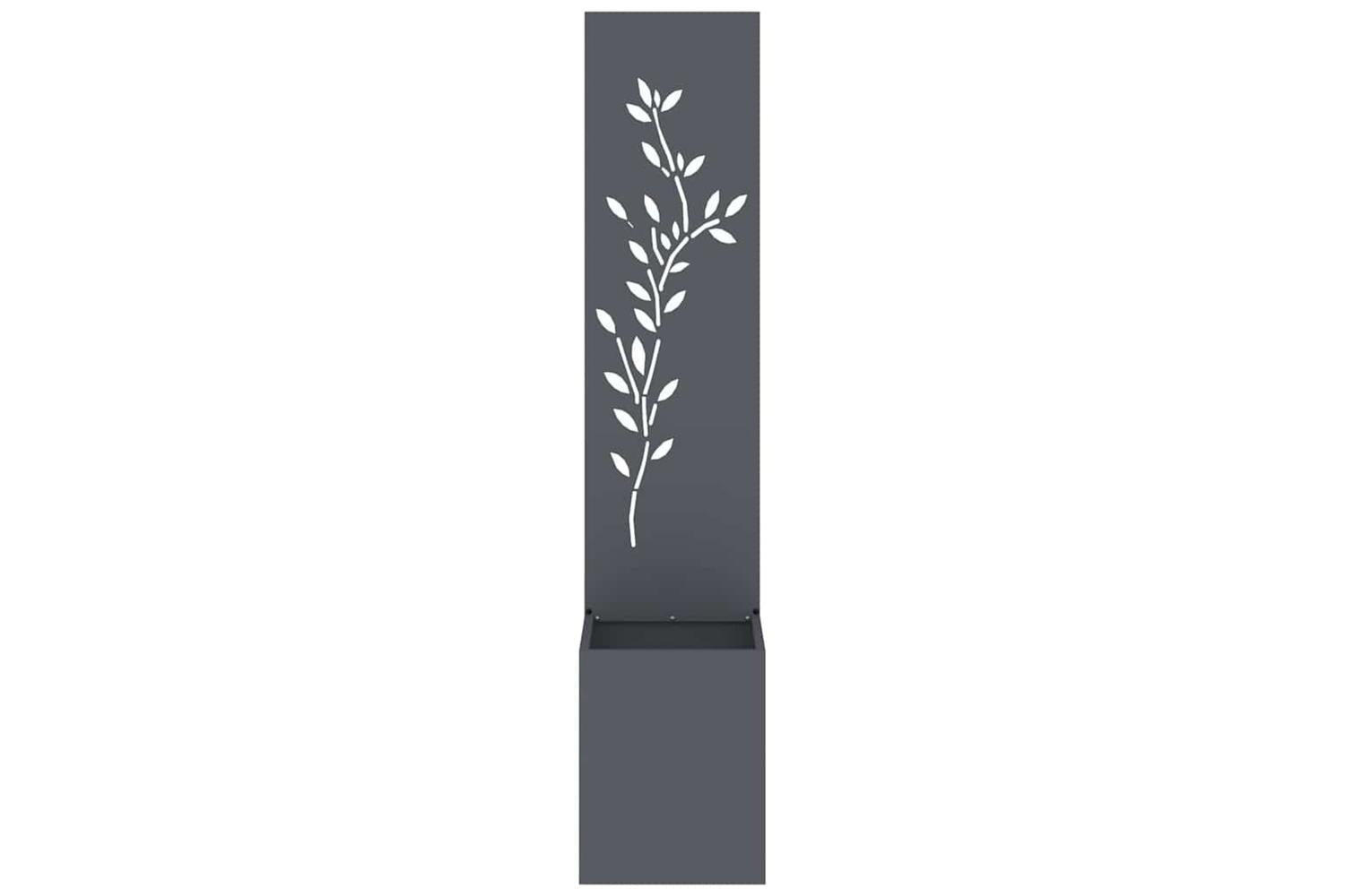 Garden Privacy Screen Anthracite 32 X 140 Cm Cold-rolled Steel-5