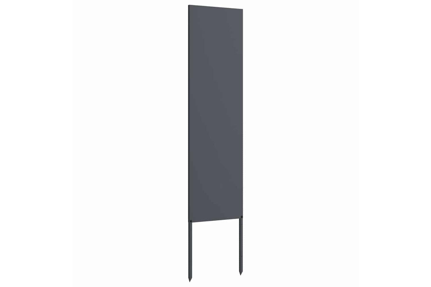 Garden Privacy Screen Anthracite 32 X140cm Cold-rolled Steel-4