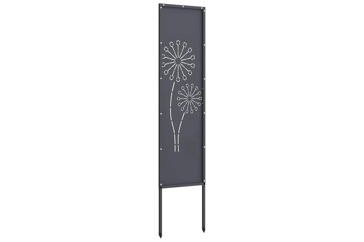 Garden Privacy Screen Anthracite 32 X140cm Cold-rolled Steel-5