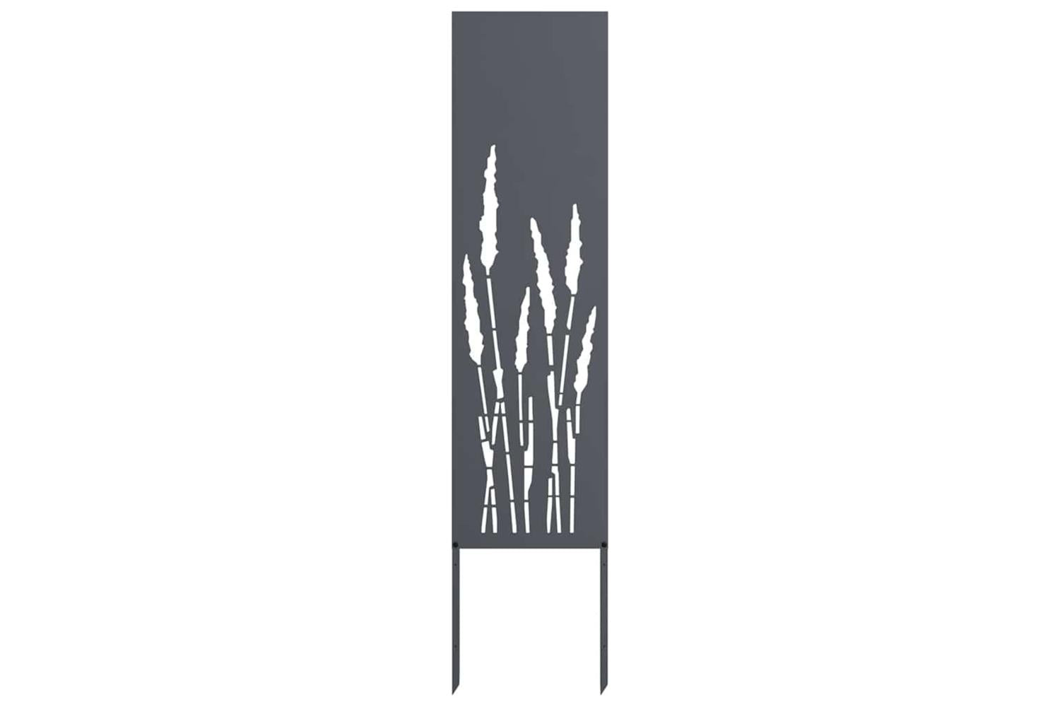 Garden Privacy Screen Anthracite 32 X140cm Cold-rolled Steel-2