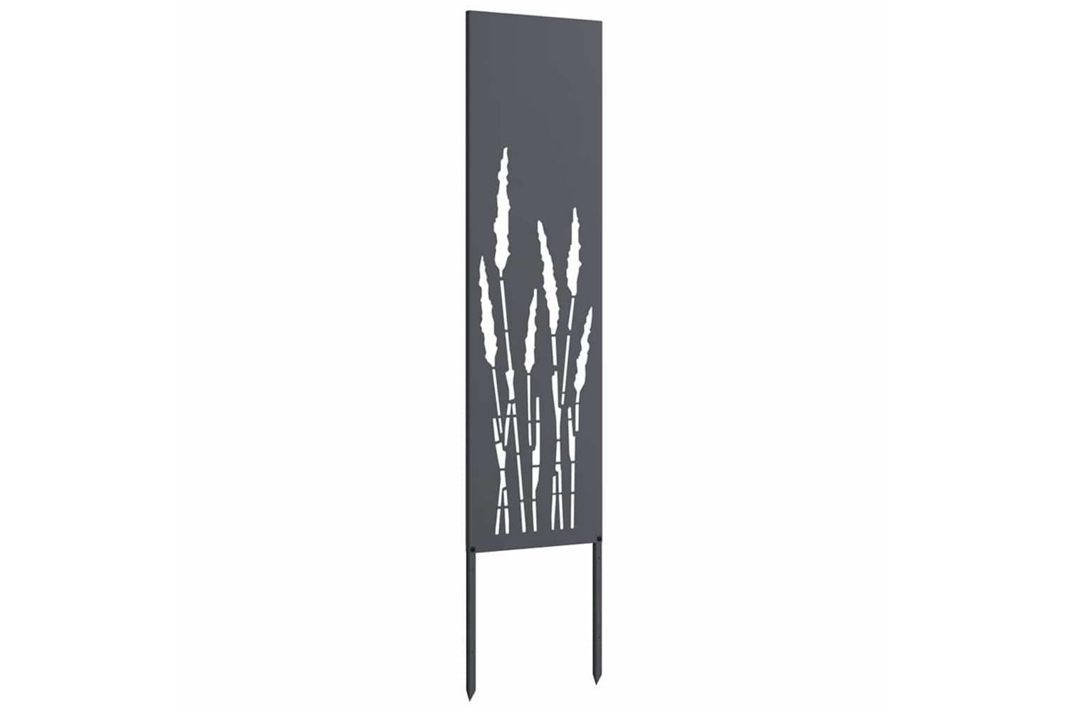 Garden Privacy Screen Anthracite 32 X140cm Cold-rolled Steel-4
