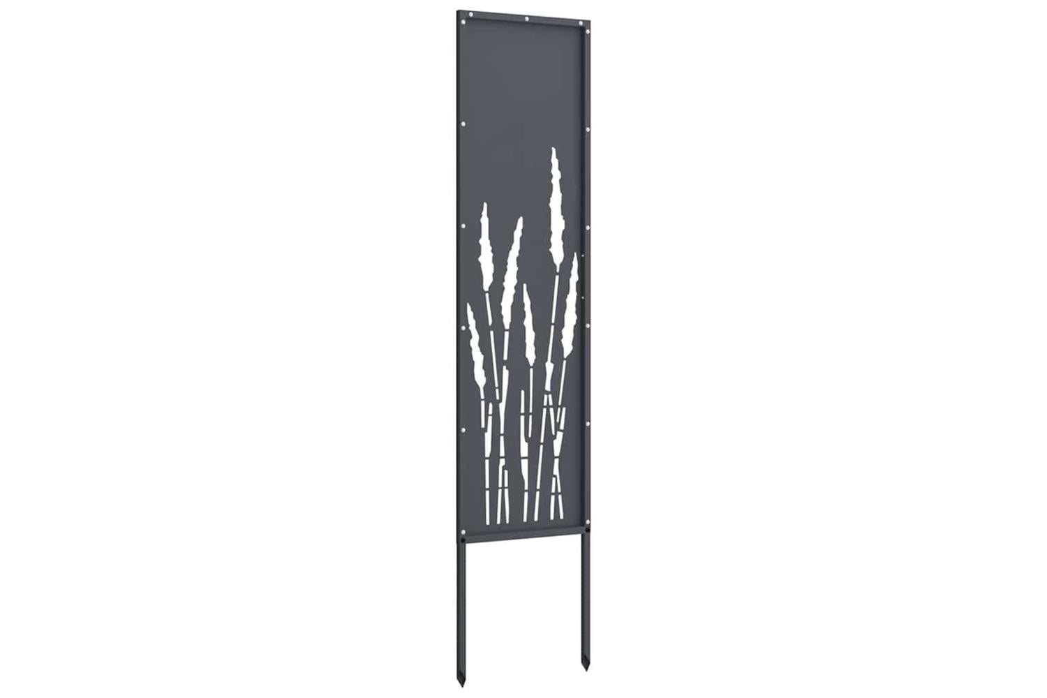 Garden Privacy Screen Anthracite 32 X140cm Cold-rolled Steel-5