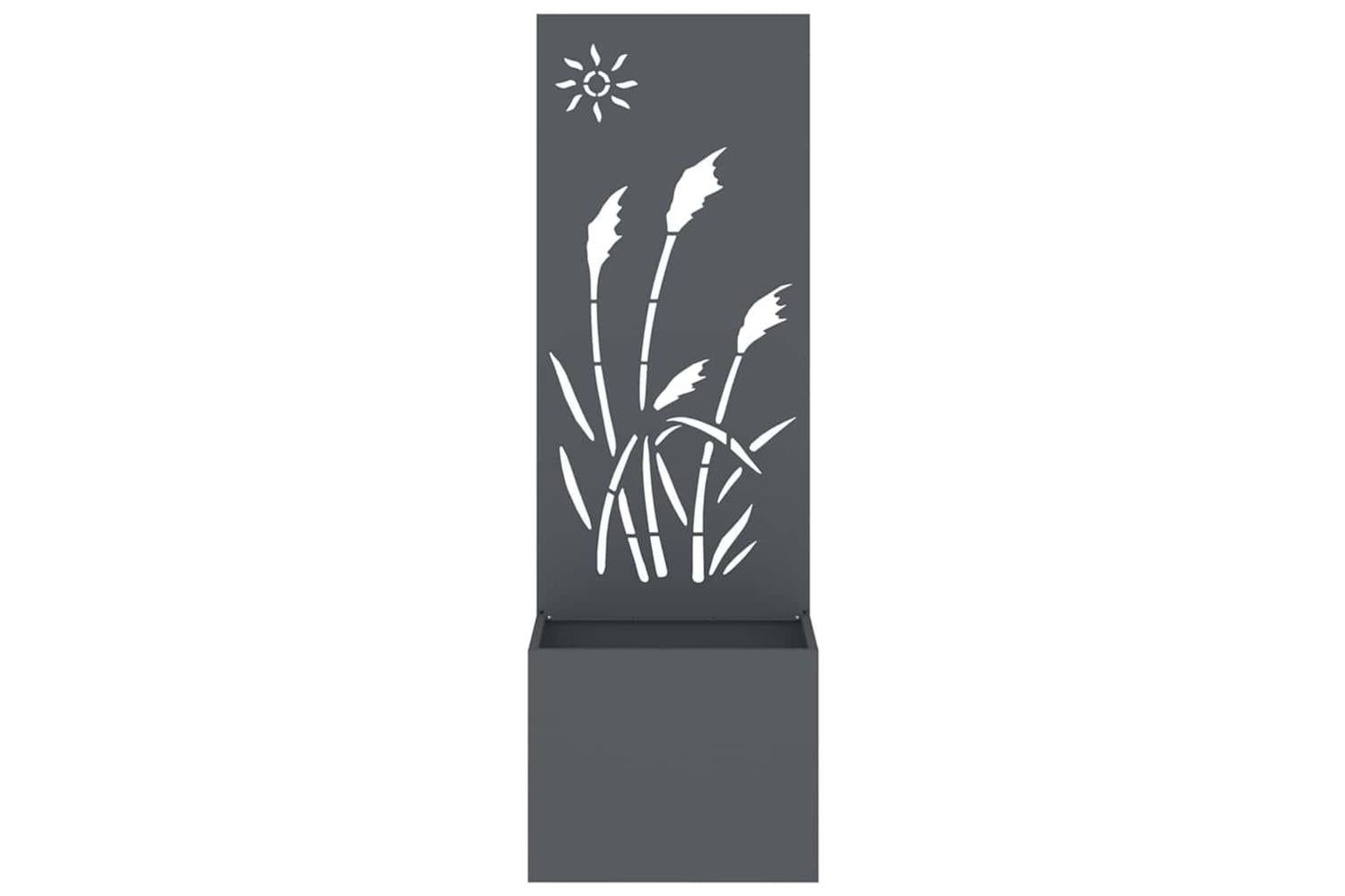 Garden Privacy Screen Anthracite 50 X 140 Cm Cold-rolled Steel-5