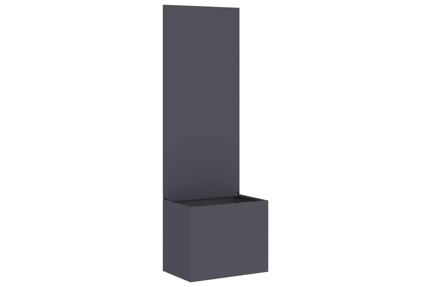 Garden Privacy Screen Anthracite 50 X 140 Cm Cold-rolled Steel-2