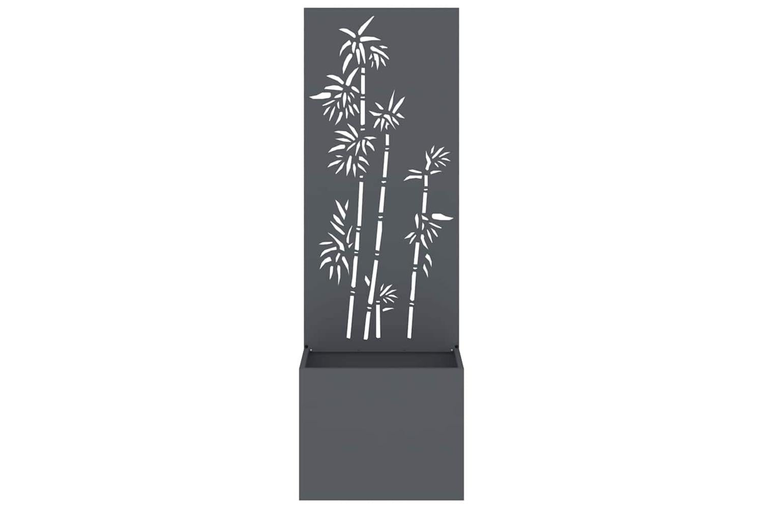 Garden Privacy Screen Anthracite 50 X 140 Cm Cold-rolled Steel-6
