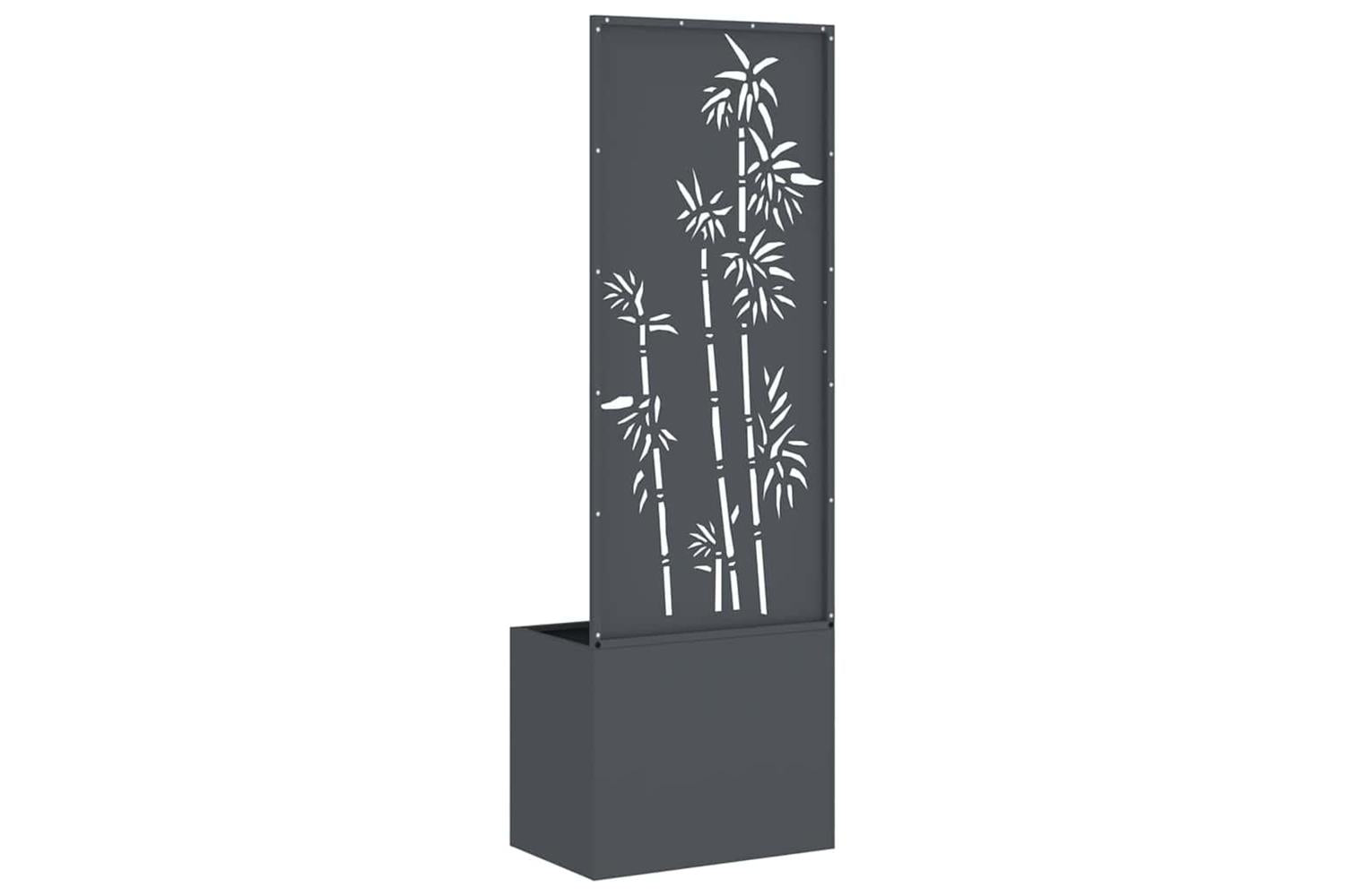 Garden Privacy Screen Anthracite 50 X 140 Cm Cold-rolled Steel-10
