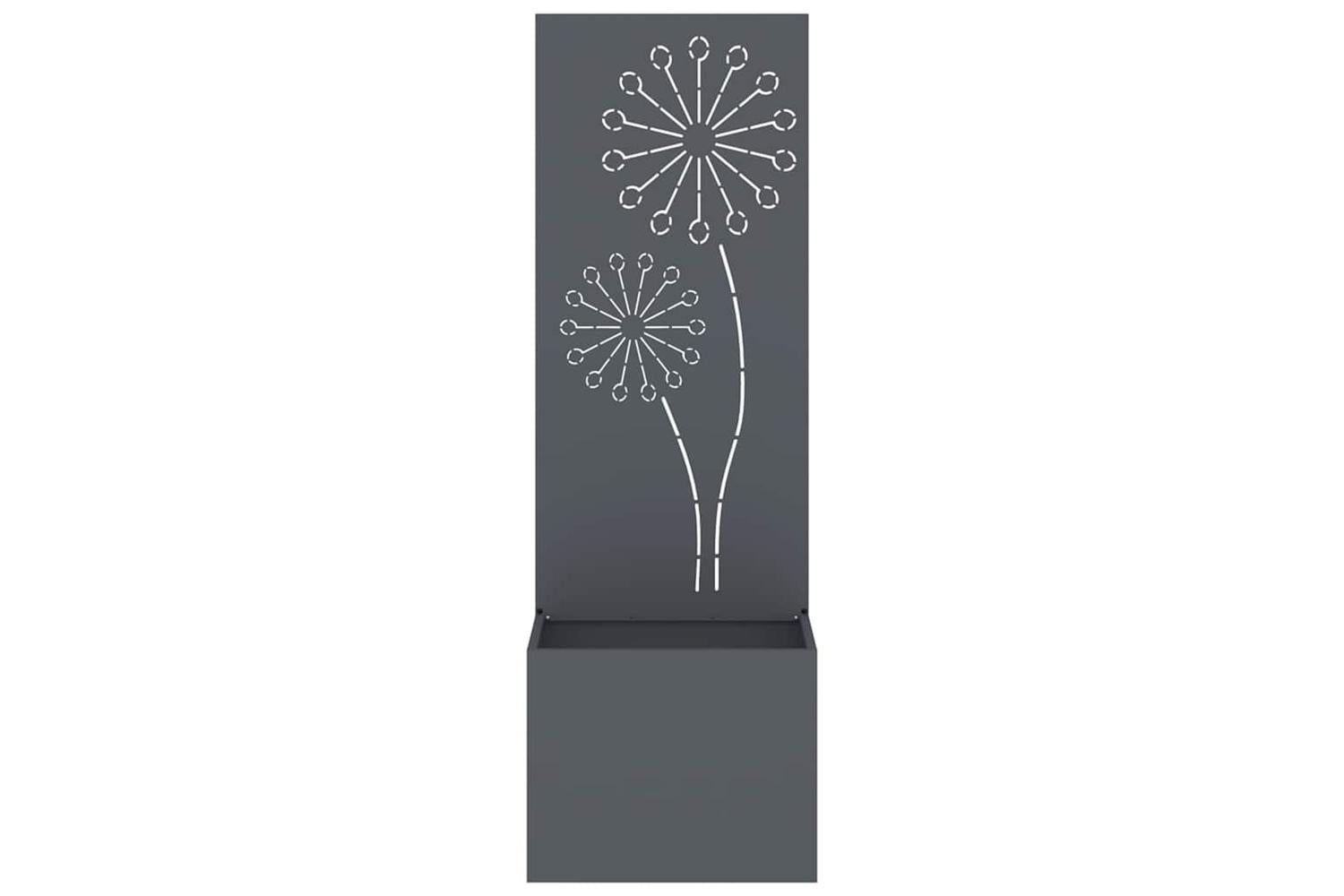 Garden Privacy Screen Anthracite 50 X 140 Cm Cold-rolled Steel-5