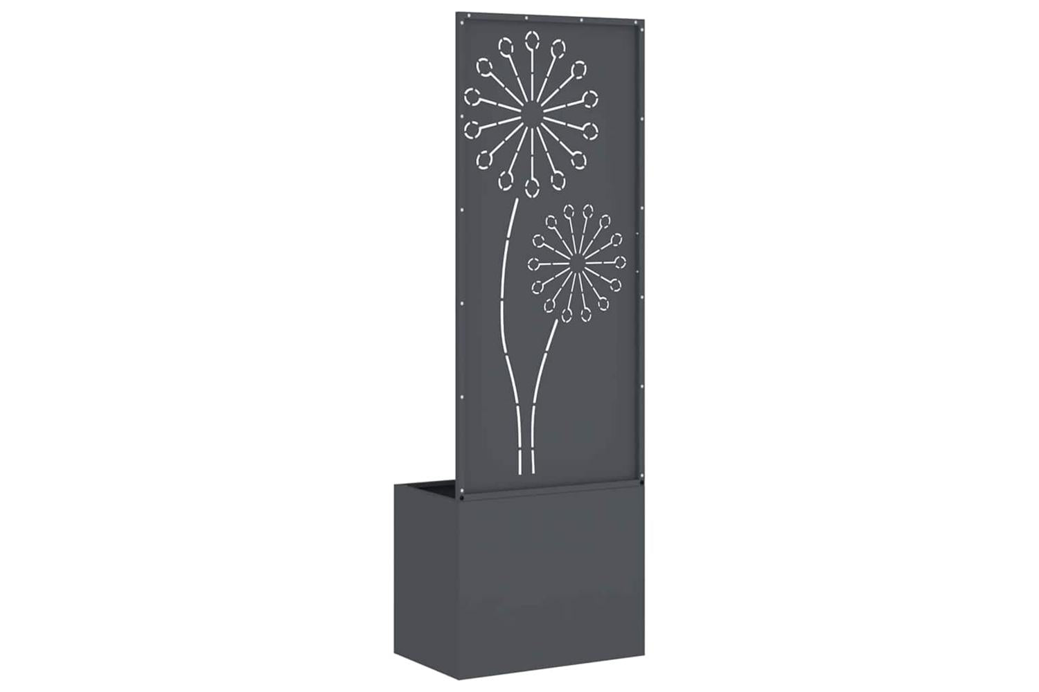 Garden Privacy Screen Anthracite 50 X 140 Cm Cold-rolled Steel-7