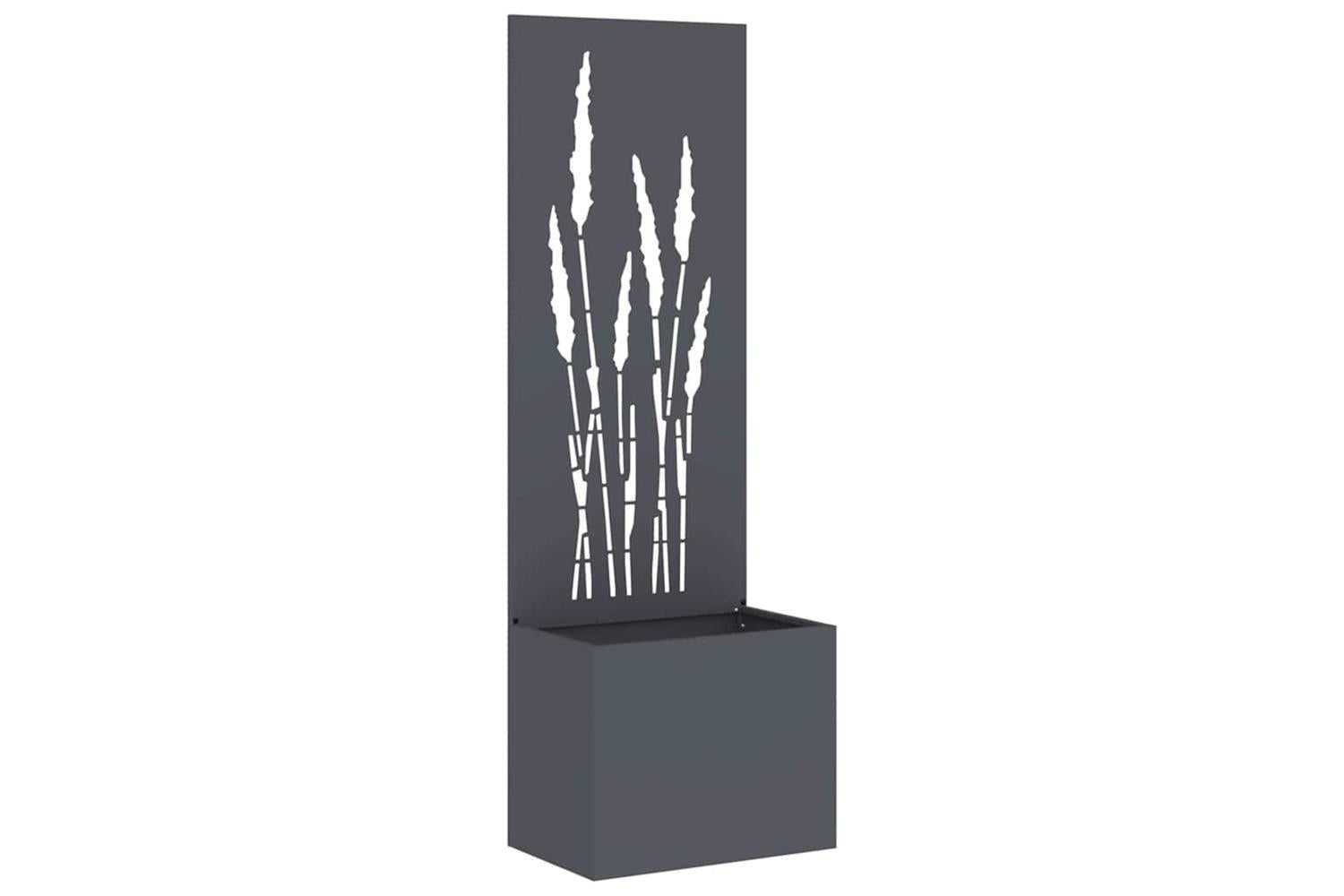 Garden Privacy Screen Anthracite 50 X 140 Cm Cold-rolled Steel-2