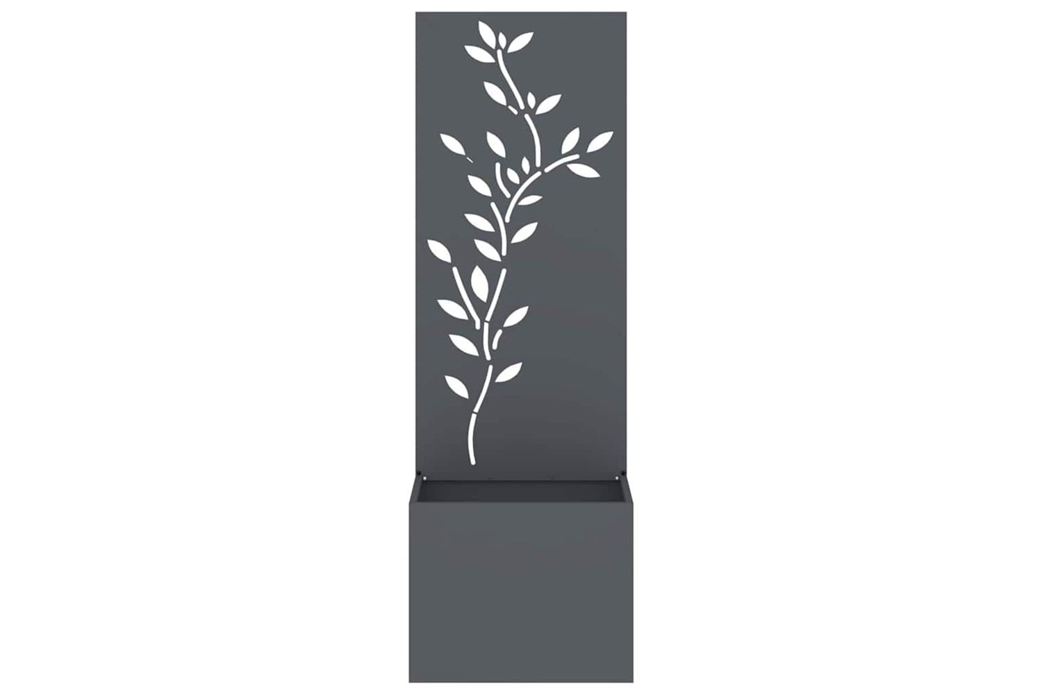Garden Privacy Screen Anthracite 50 X 140 Cm Cold-rolled Steel-5