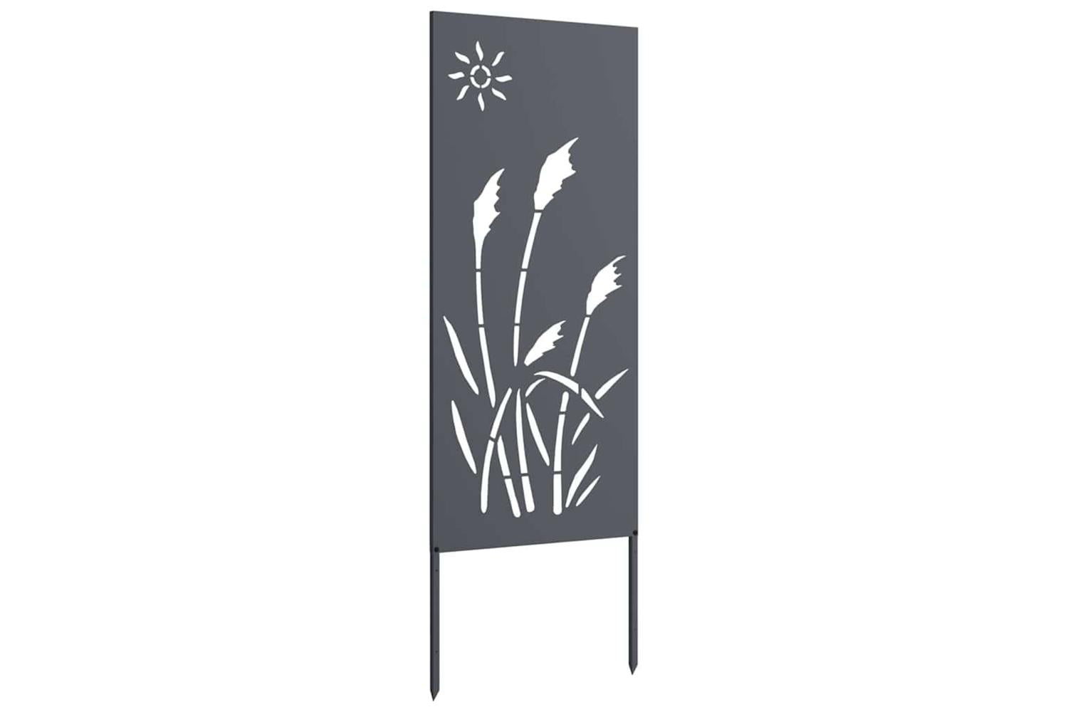 Garden Privacy Screen Anthracite 50 X140cm Cold-rolled Steel-4