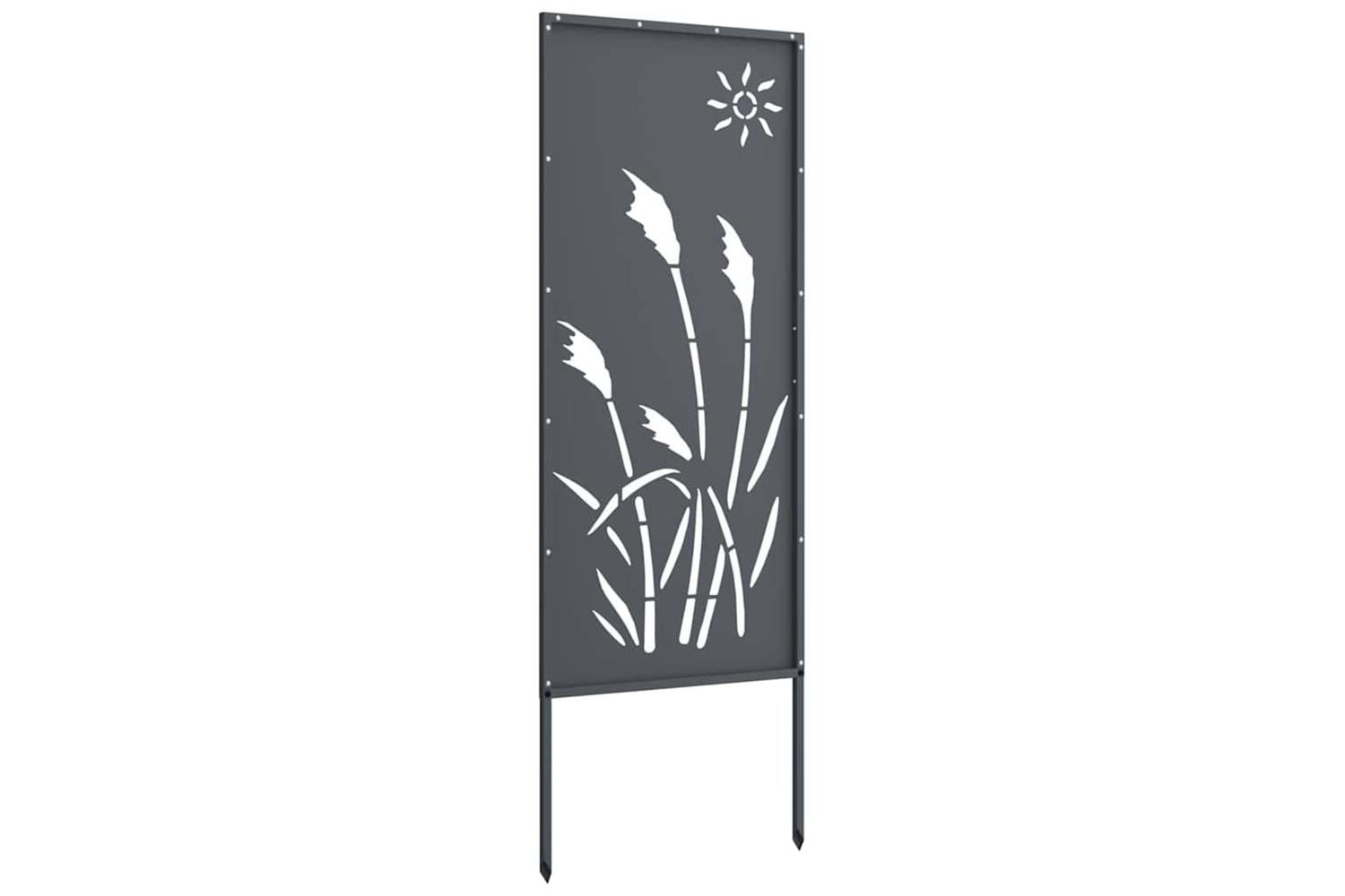 Garden Privacy Screen Anthracite 50 X140cm Cold-rolled Steel-5