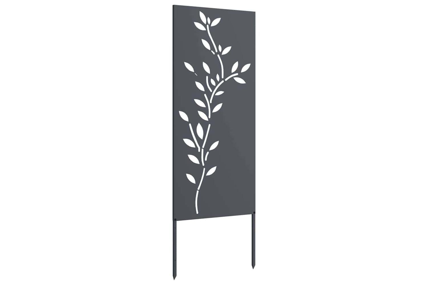 Garden Privacy Screen Anthracite 50 X140cm Cold-rolled Steel-4