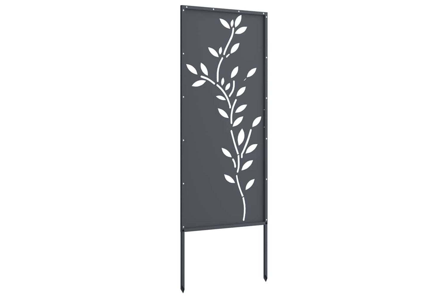 Garden Privacy Screen Anthracite 50 X140cm Cold-rolled Steel-5