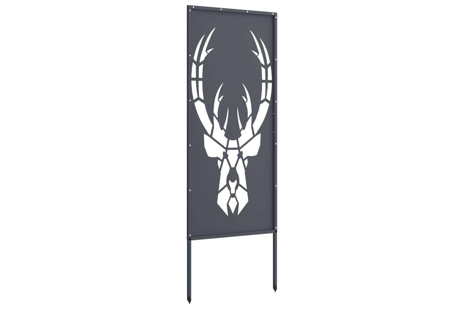 Garden Privacy Screen Anthracite 50 X140cm Cold-rolled Steel-5