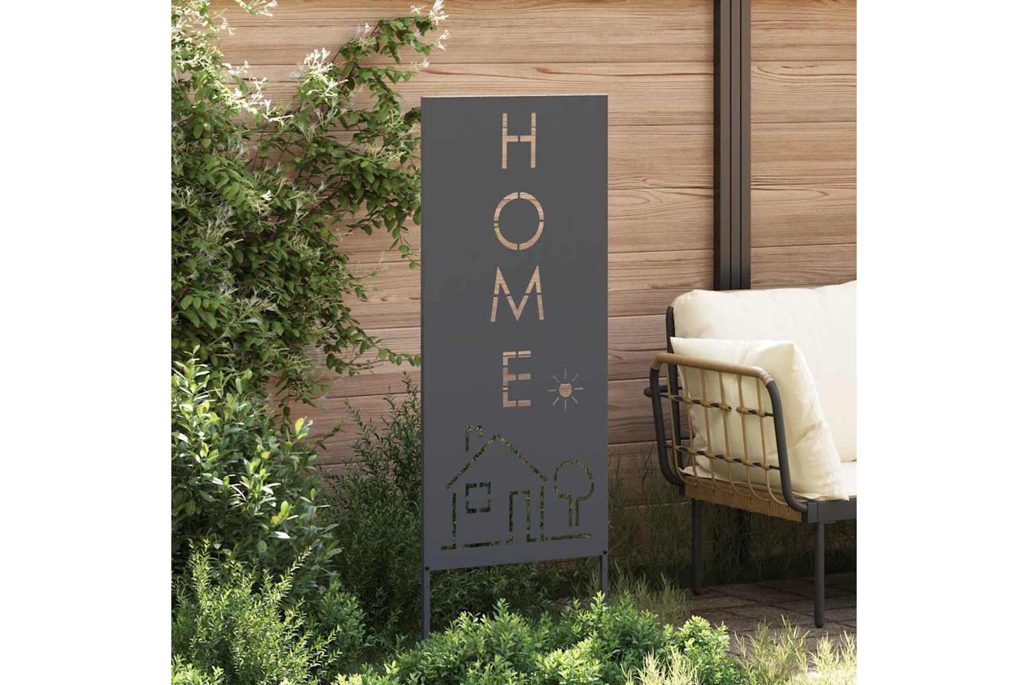Garden Privacy Screen Anthracite 50 X140cm Cold-rolled Steel-3