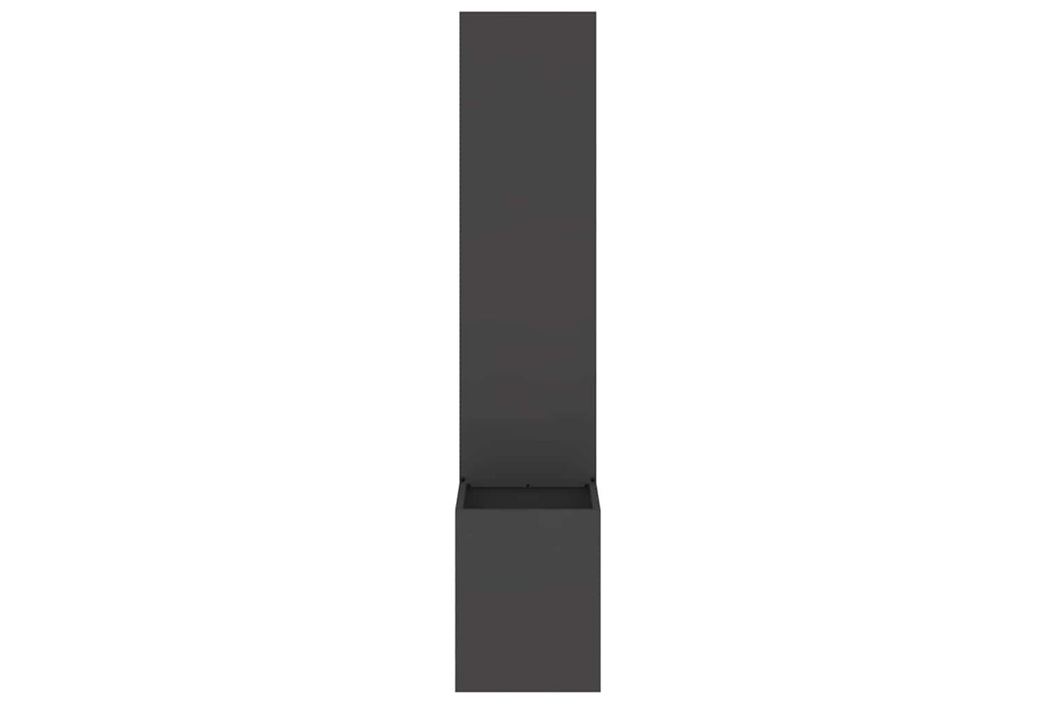 Garden Privacy Screen Black 32 X 140 Cm Cold-rolled Steel-5